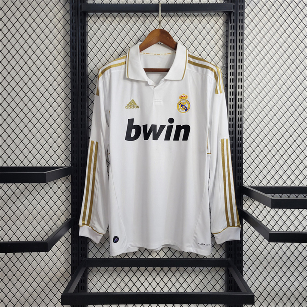 Retro Real Madrid 11-12 Home Long Sleeve Jersey - Unitedfutballjersey