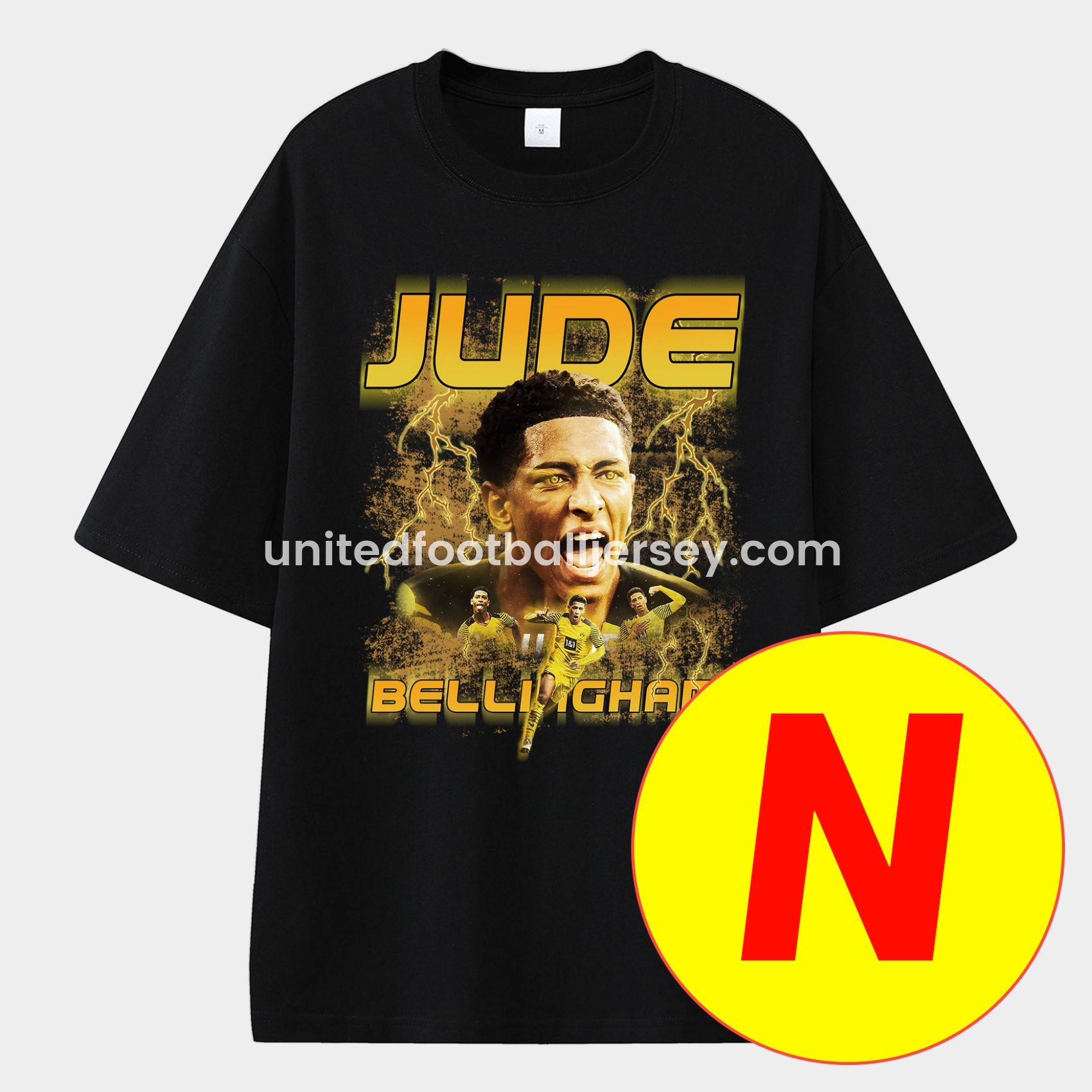 Bellingham Real Madrid England 24-25 25-26 Unisex Pure Cotton T-shirt - Unitedfutballjersey