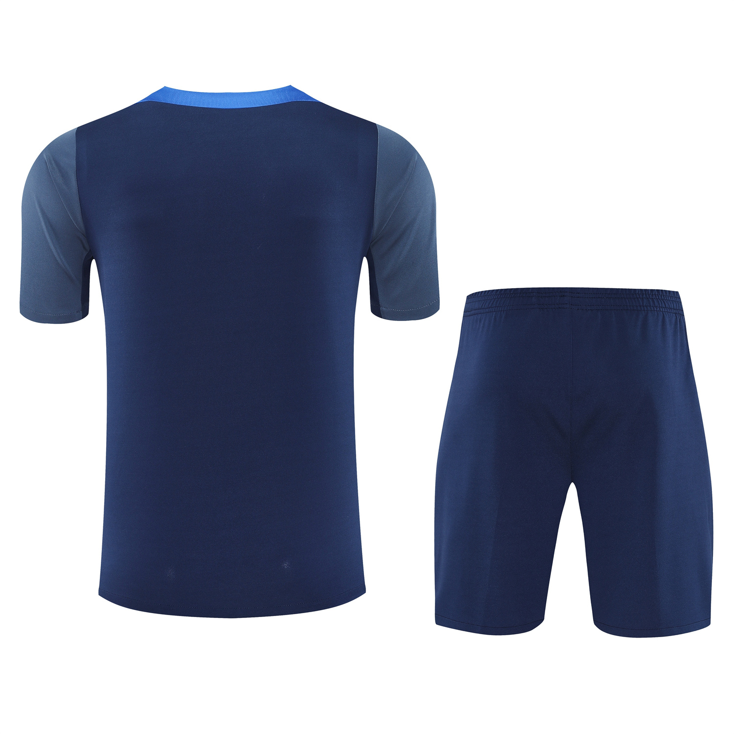 Paris Saint-Germain PSG 25-26 Short-Sleeve Training Set - Royal Blue & Royal Blue Shorts - Unitedfutballjersey