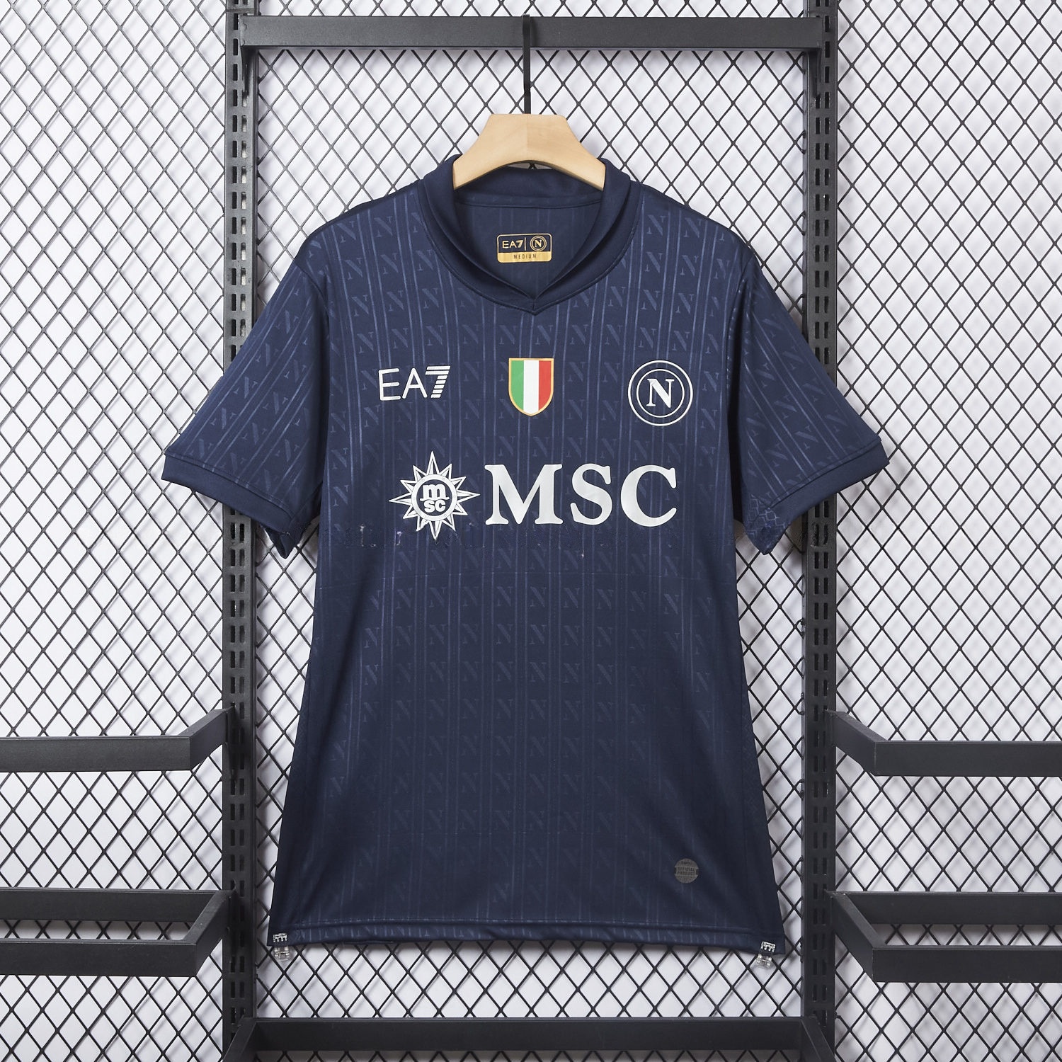 Napoli 25-26 European Third Deep Blue Jersey - Fans Version - Unitedfutballjersey