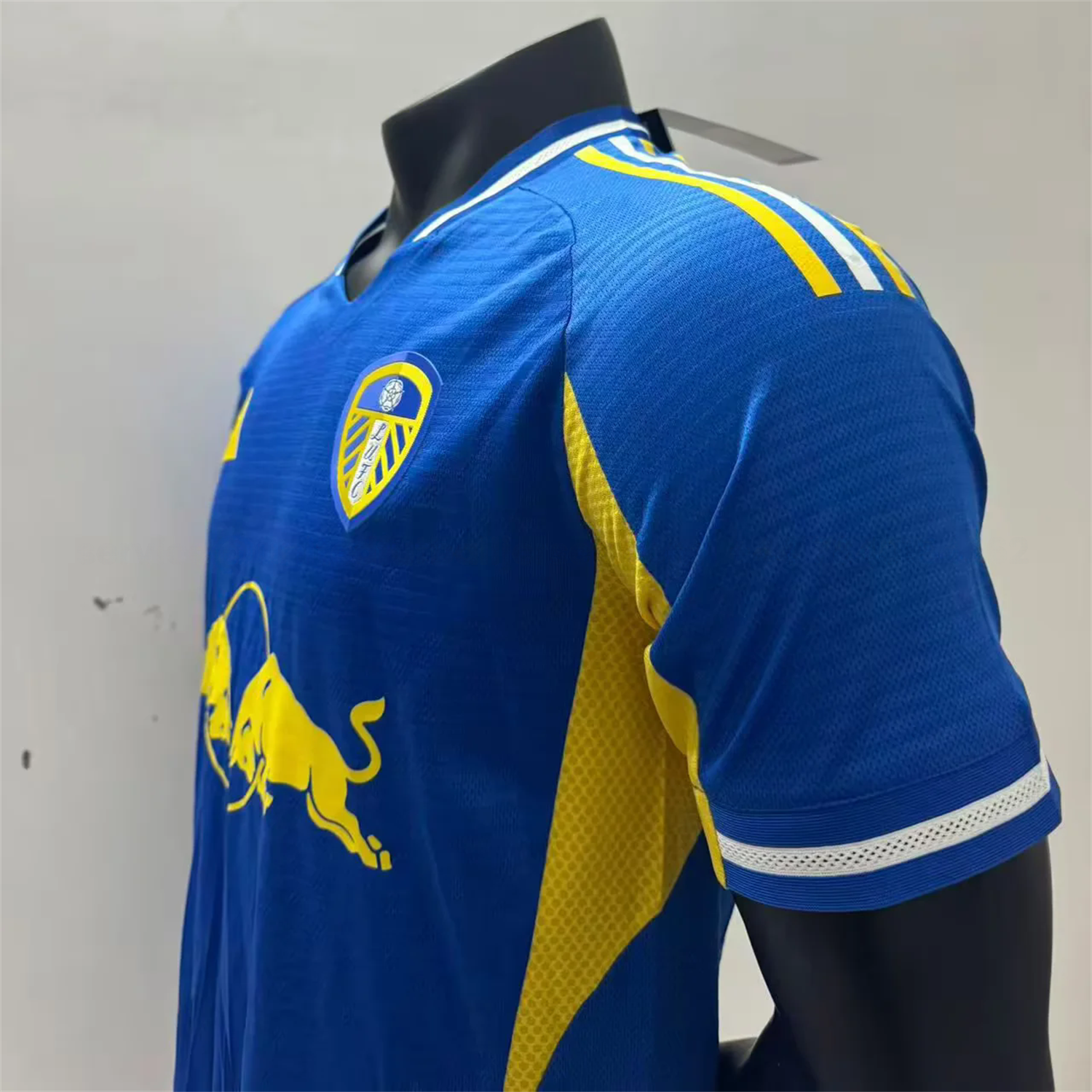 Leeds United 25-26 Away Blue Jersey - Player Version - Unitedfutballjersey