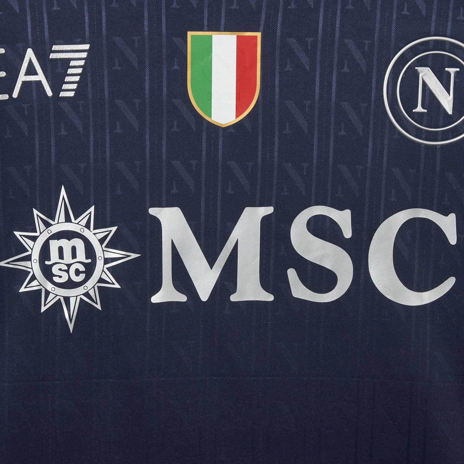 Napoli 25-26 European Third Deep Blue Jersey - Fans Version - Unitedfutballjersey