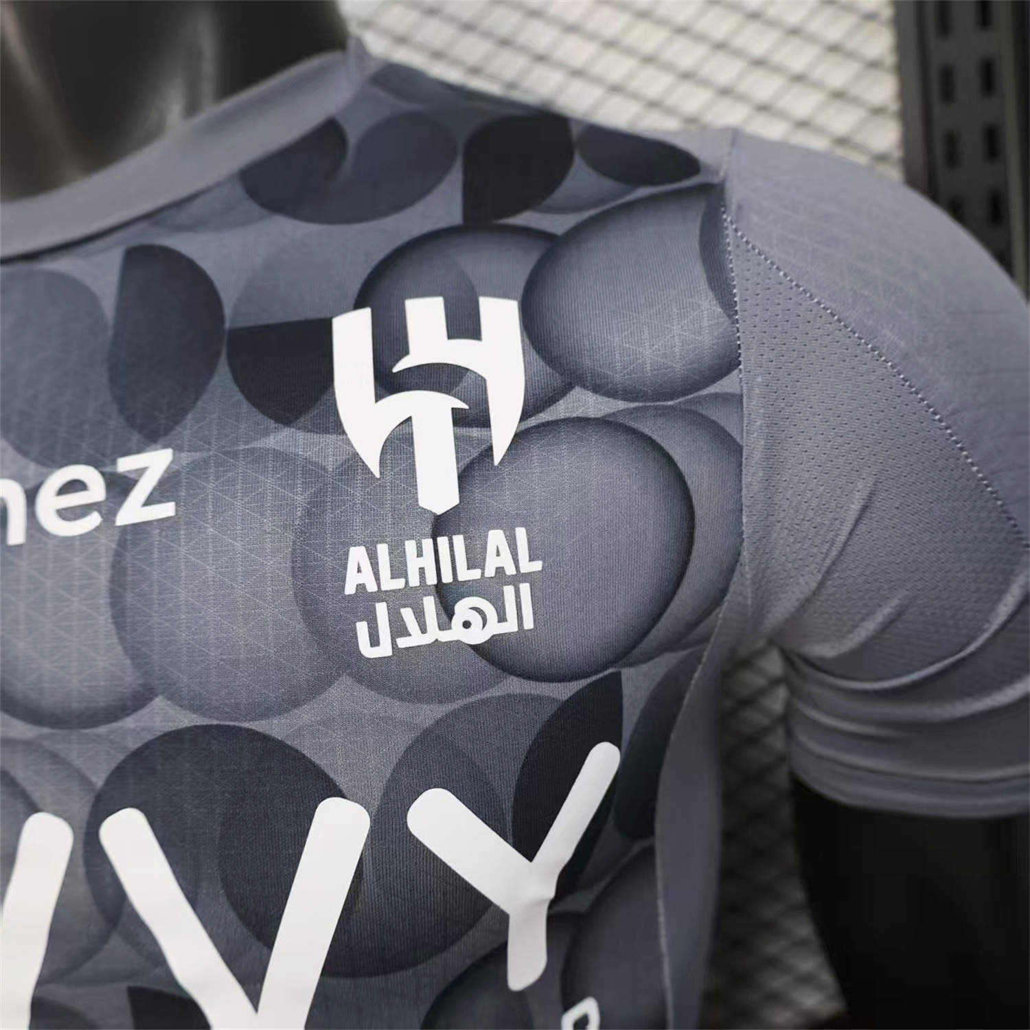 Al Hilal Riyadh Crescent 25-26 Third Grey Jersey - Player Version - Unitedfutballjersey