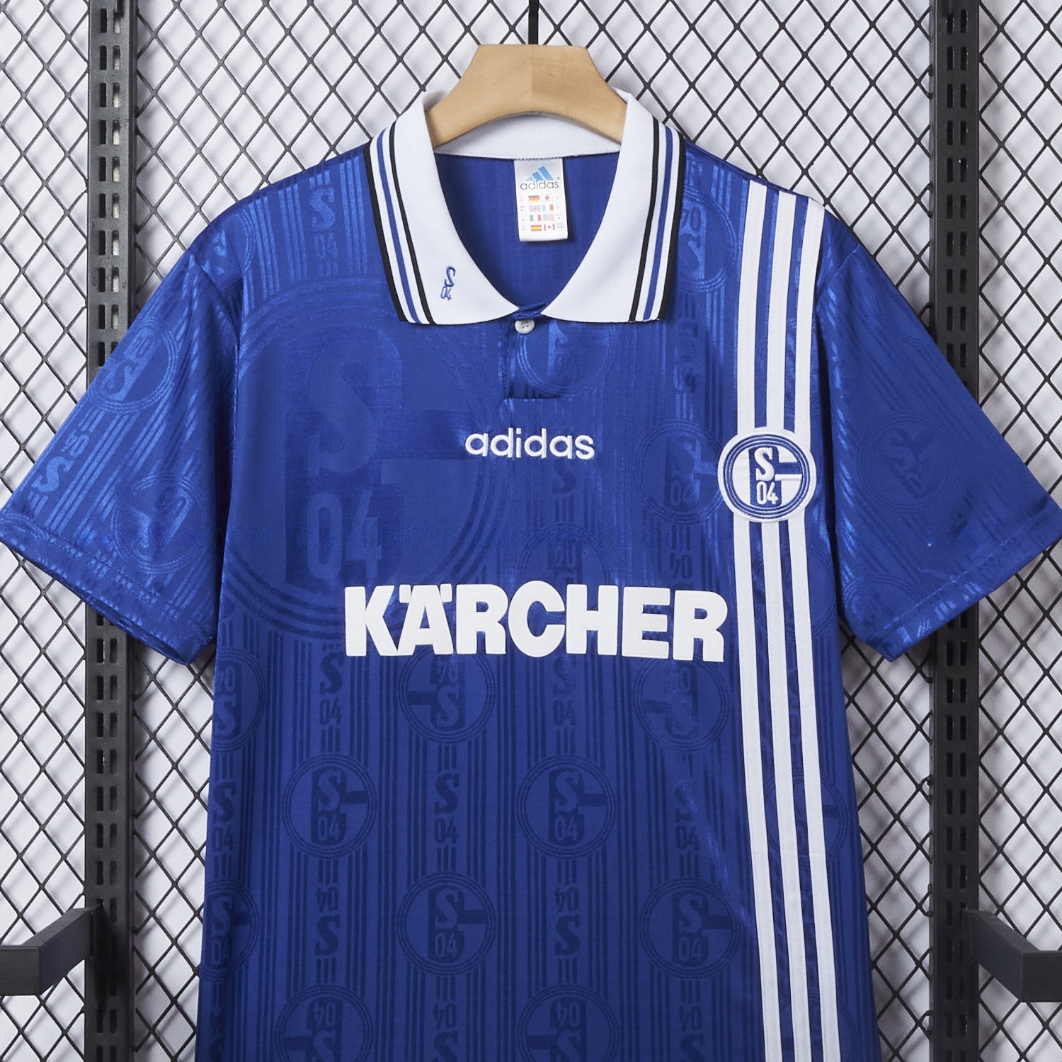 Retro Schalke 04 1996-97 Home Jersey - Unitedfutballjersey