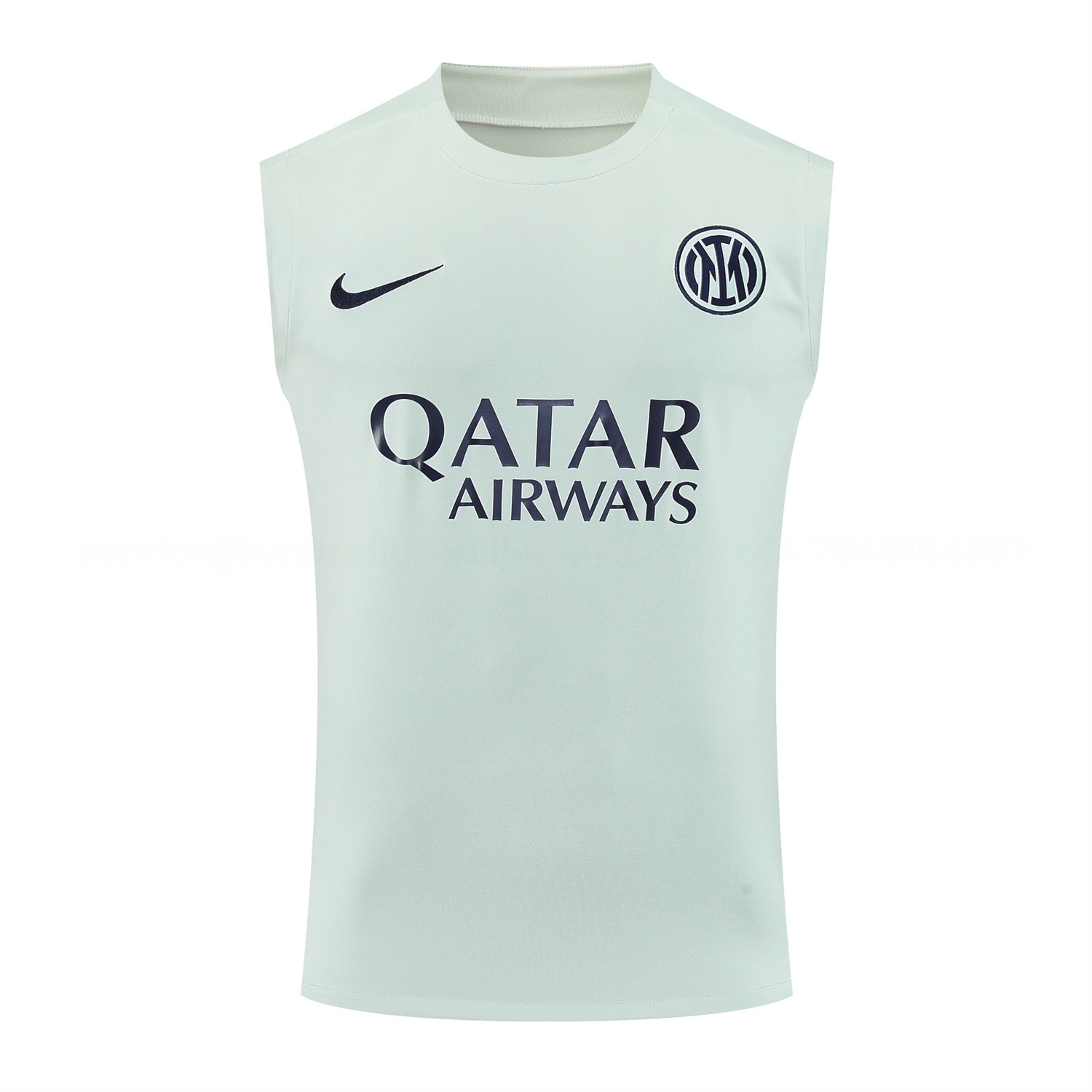 Inter Milan 25-26 Vest Training Set - White Vest & Blue Shorts - Unitedfutballjersey