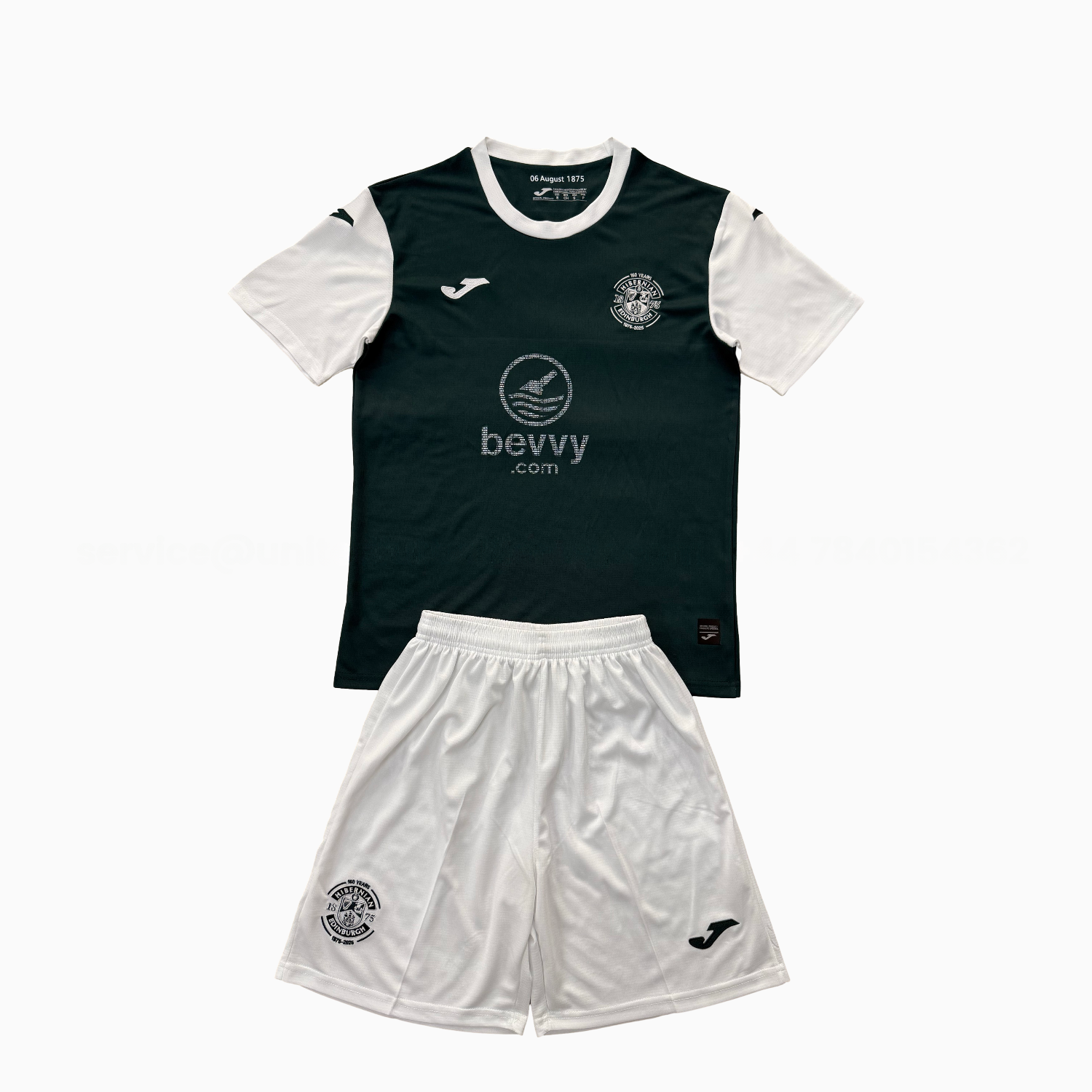 Hibernian 25-26 Home Men's Adult Jersey Set - Fans Version - Unitedfutballjersey