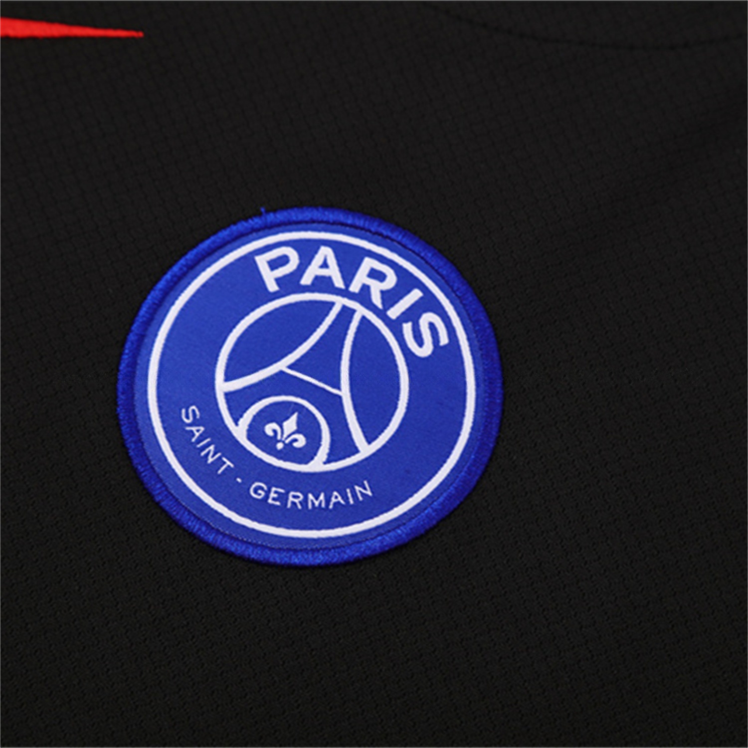 Paris Saint-Germain PSG 25-26 Kids Short-Sleeve Training Set - White Edge Black Top & Black Shorts - Unitedfutballjersey