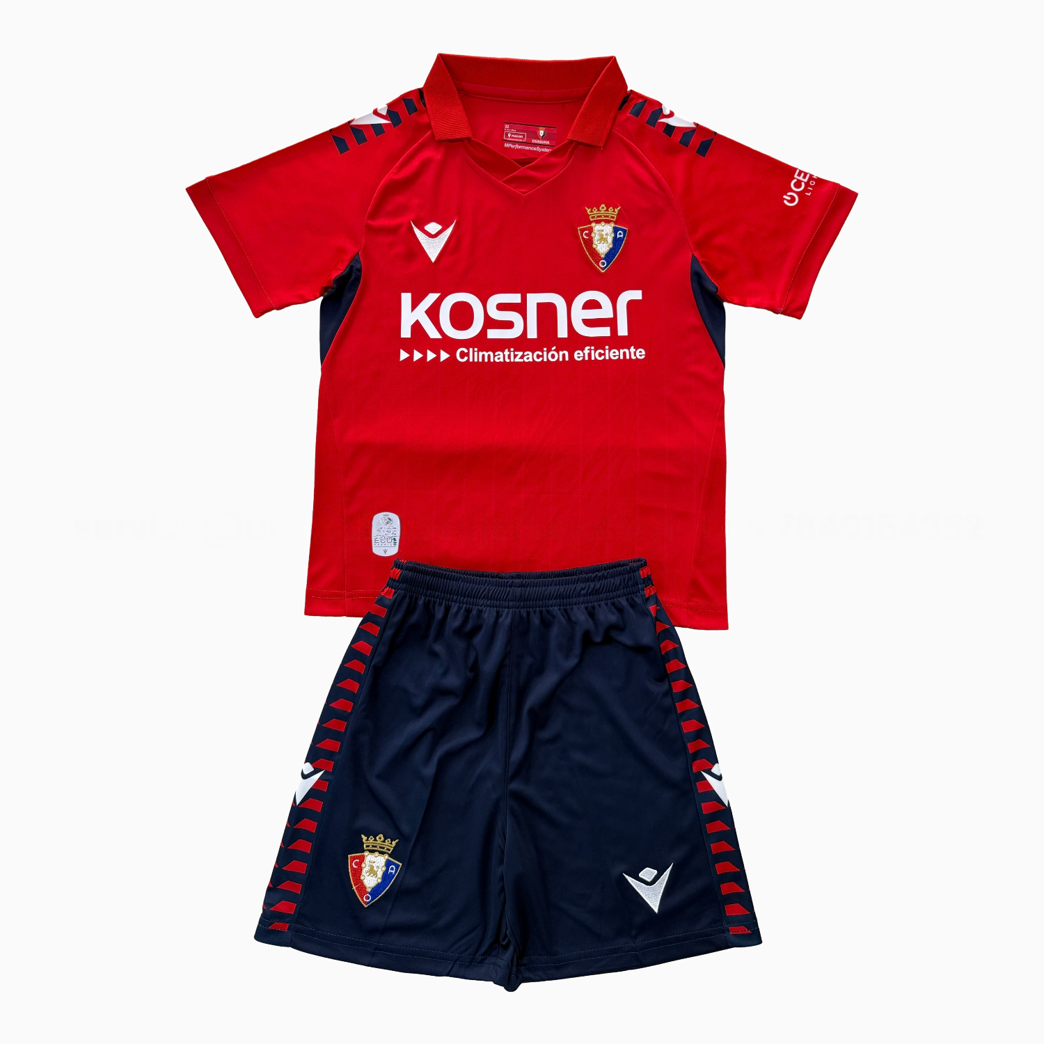 Osasuna 25-26 Home Men's Adult Jersey Set - Fans Version - Unitedfutballjersey