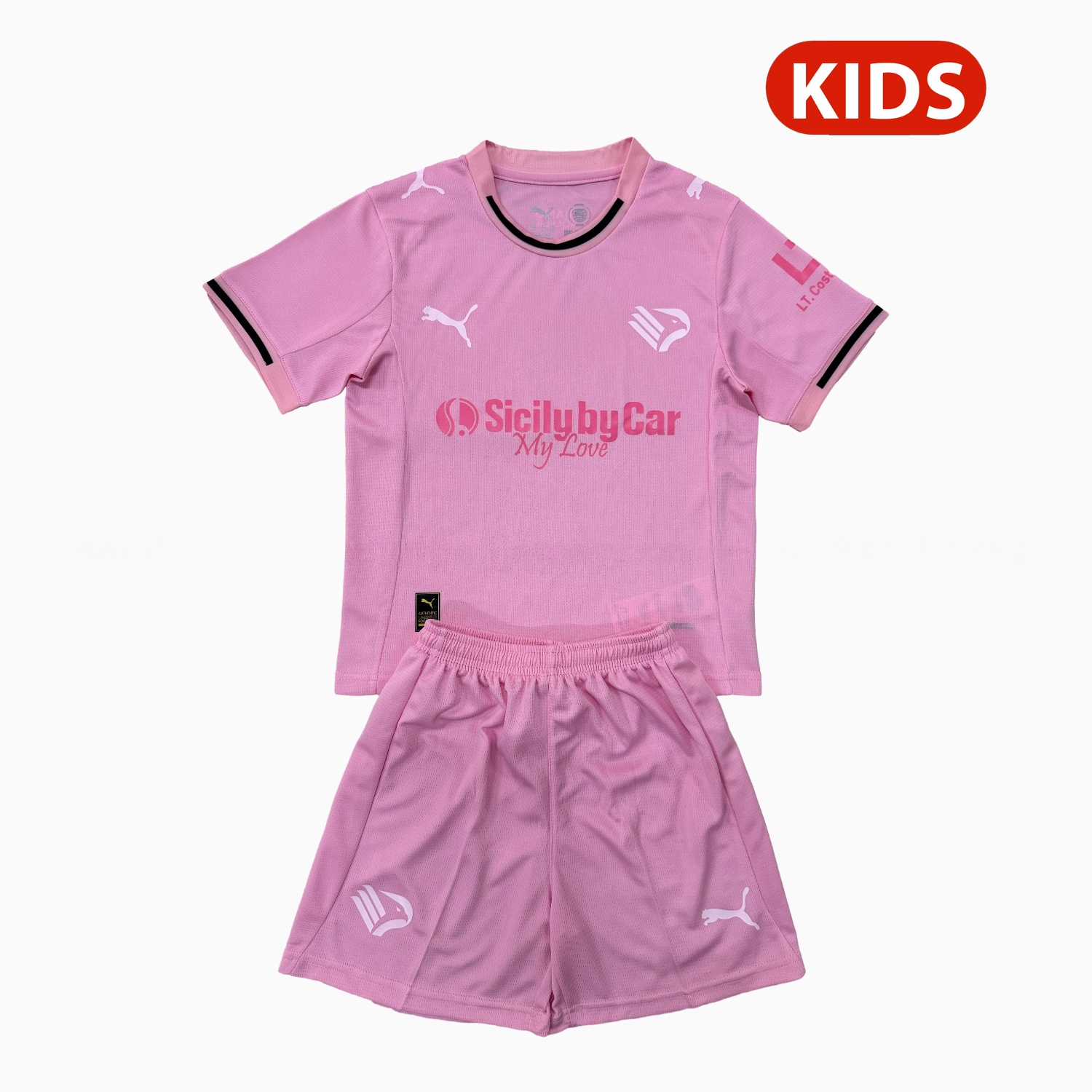 Palermo 25-26 Home Kids Kit - Unitedfutballjersey