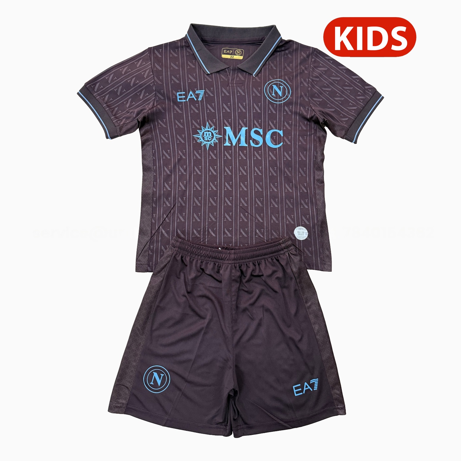 Napoli 25-26 Third Kids Kit - Unitedfutballjersey