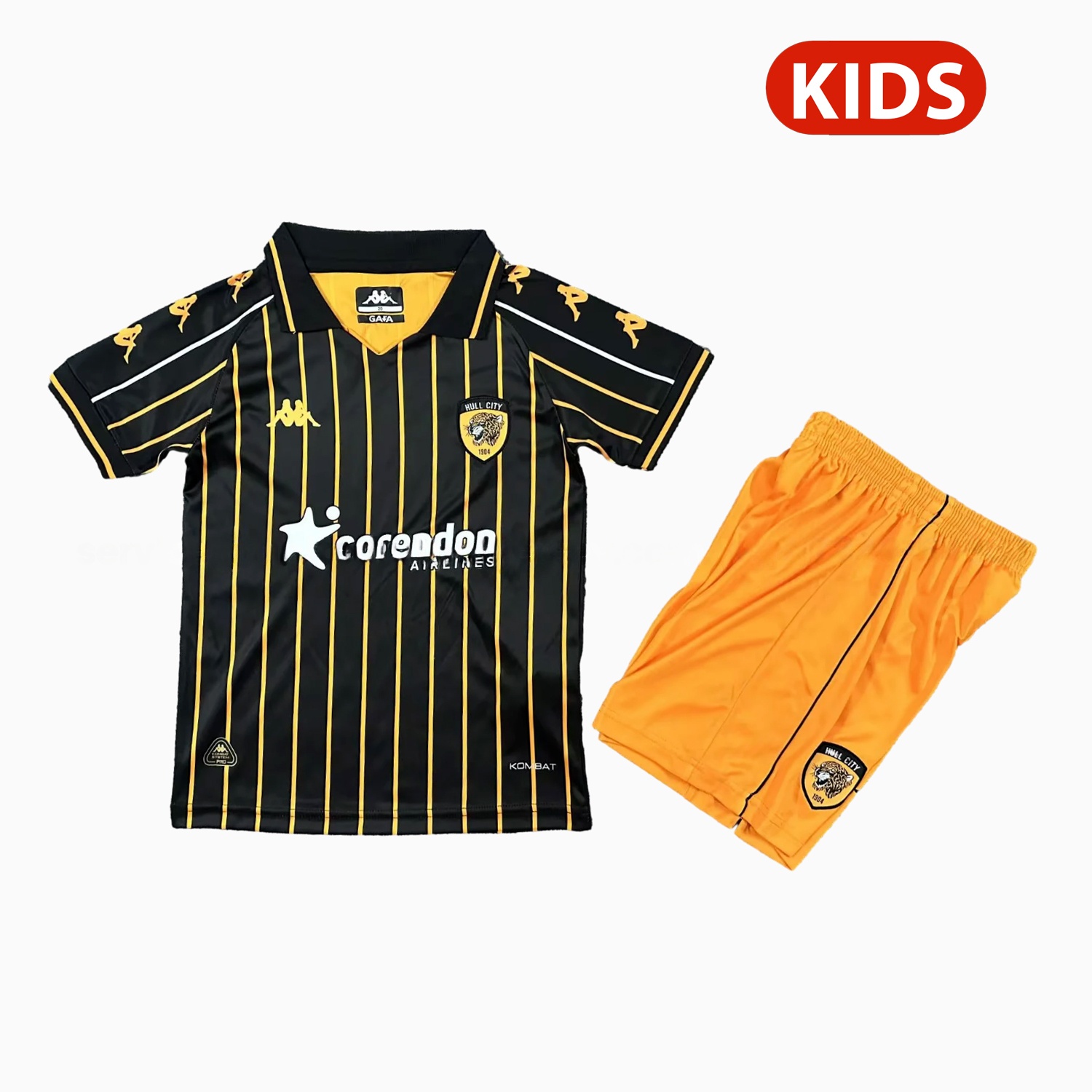 Hull City 25-26 Away Kids Kit - Unitedfutballjersey