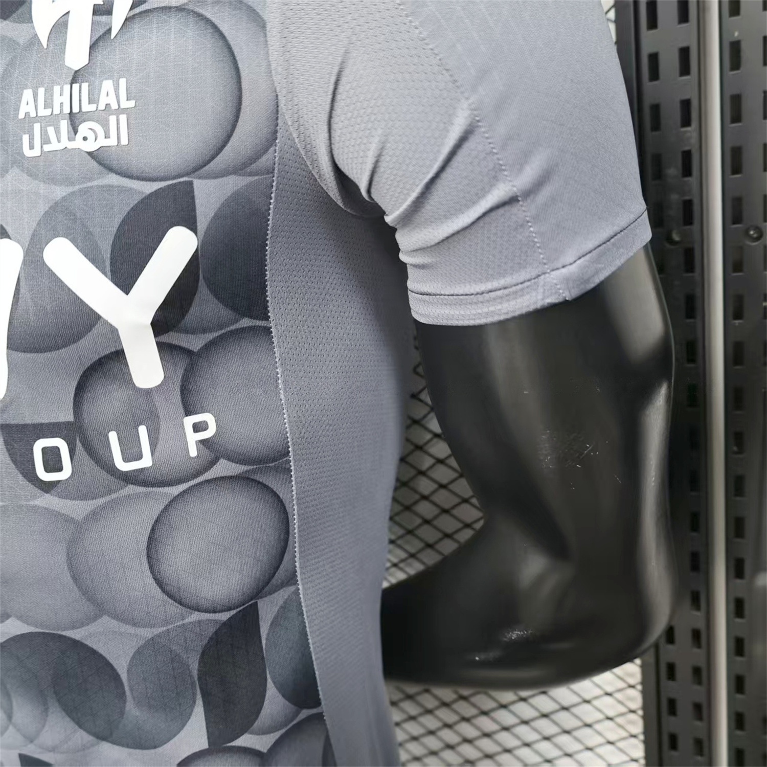 Al Hilal Riyadh Crescent 25-26 Third Grey Jersey - Player Version - Unitedfutballjersey
