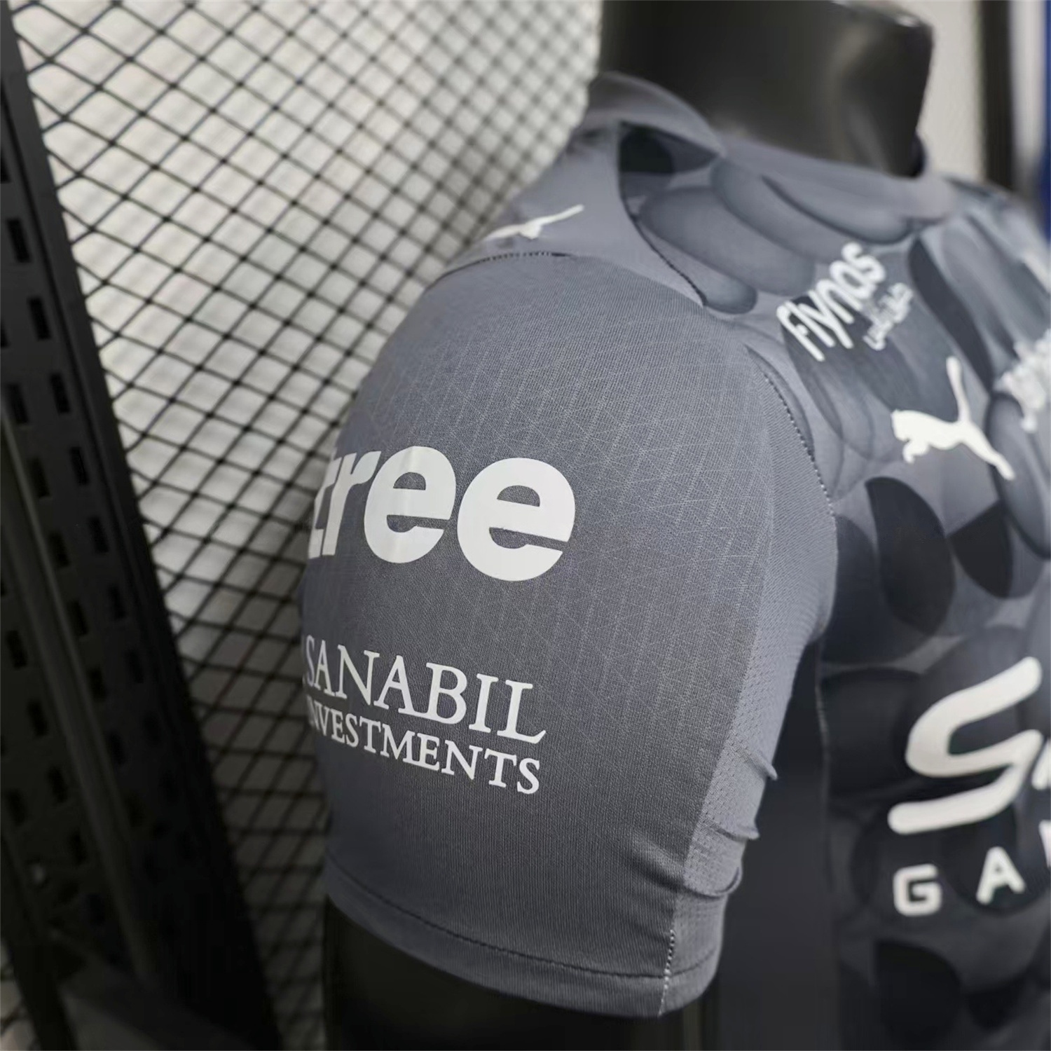 Al Hilal Riyadh Crescent 25-26 Third Grey Jersey - Player Version - Unitedfutballjersey