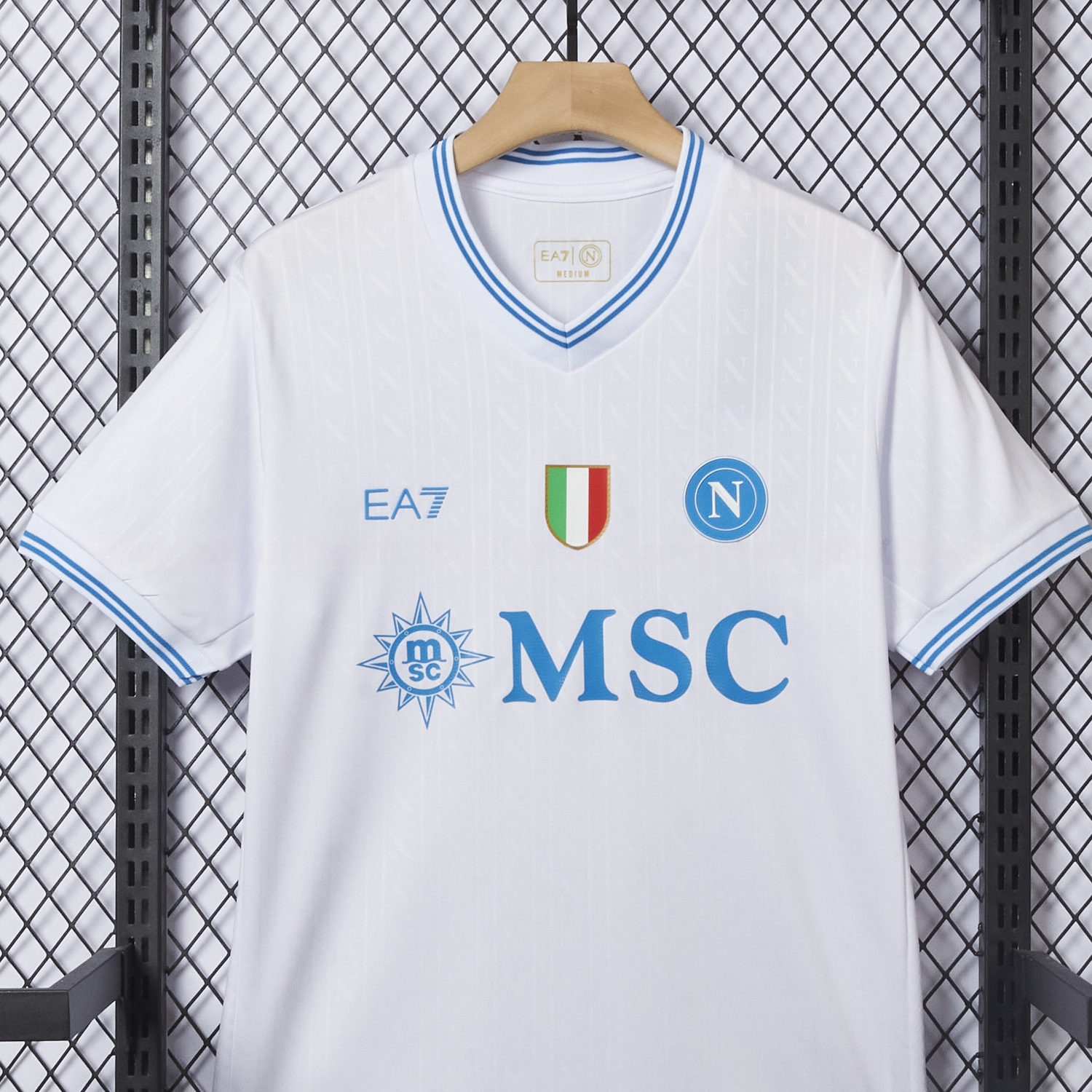 Napoli 25-26 European Away White Jersey - Fans Version - Unitedfutballjersey