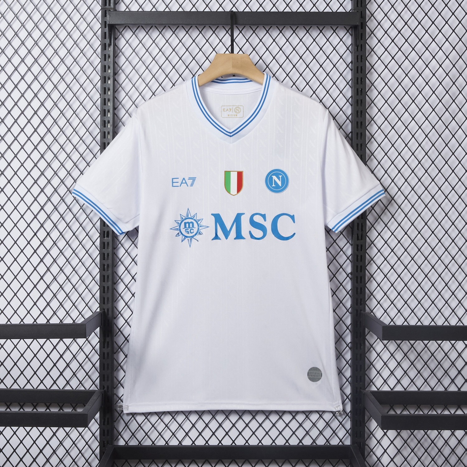 Napoli 25-26 European Away White Jersey - Fans Version - Unitedfutballjersey