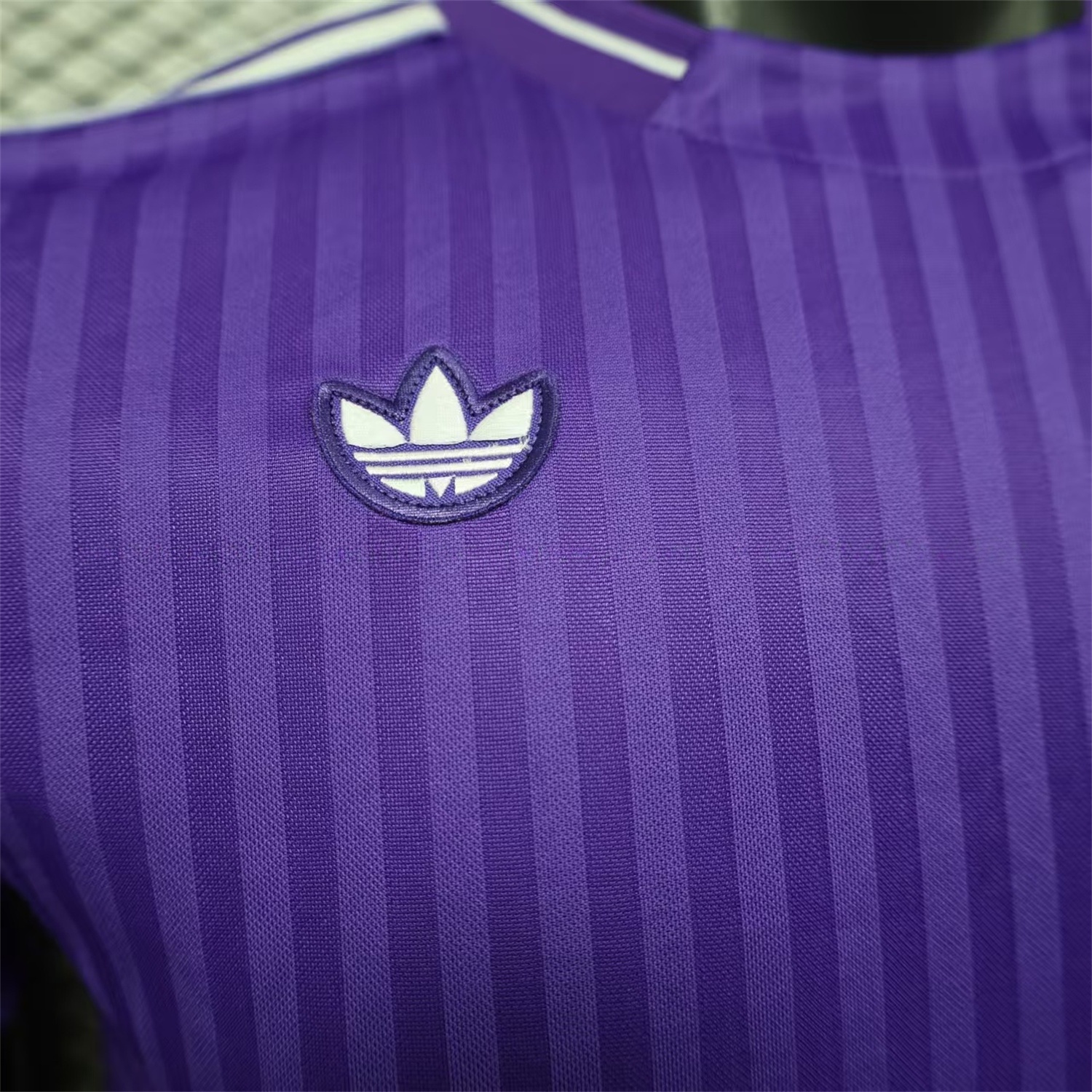 Real Madrid 25-26 Icon Range Trefoil Purple Travel Jersey - Player Version - Unitedfutballjersey