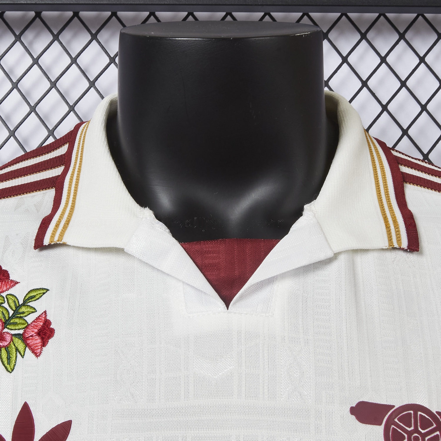 【Embroidered Flower Version】Arsenal 25-26 Third White Jersey - Player Version - Unitedfutballjersey