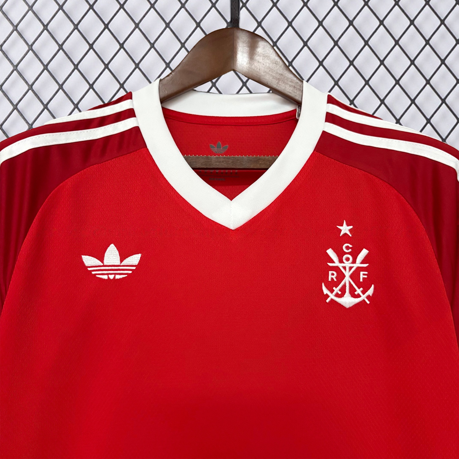 Flamengo 25-26 White Lines Red Special Jersey - Fans Version - Unitedfutballjersey