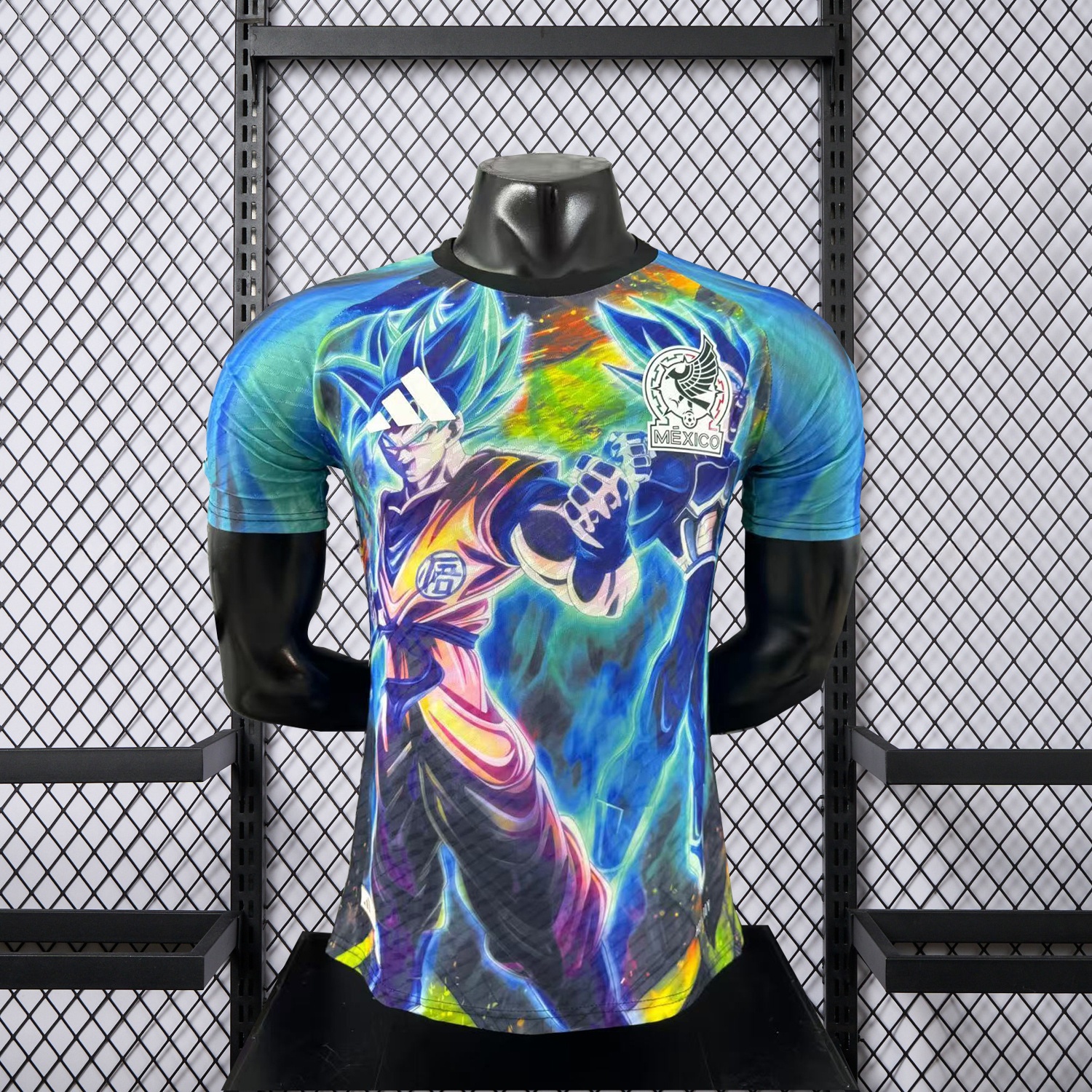Mexico 25-26 Dragon Ball Goku And Bejita Special Jersey - Player Version - Unitedfutballjersey