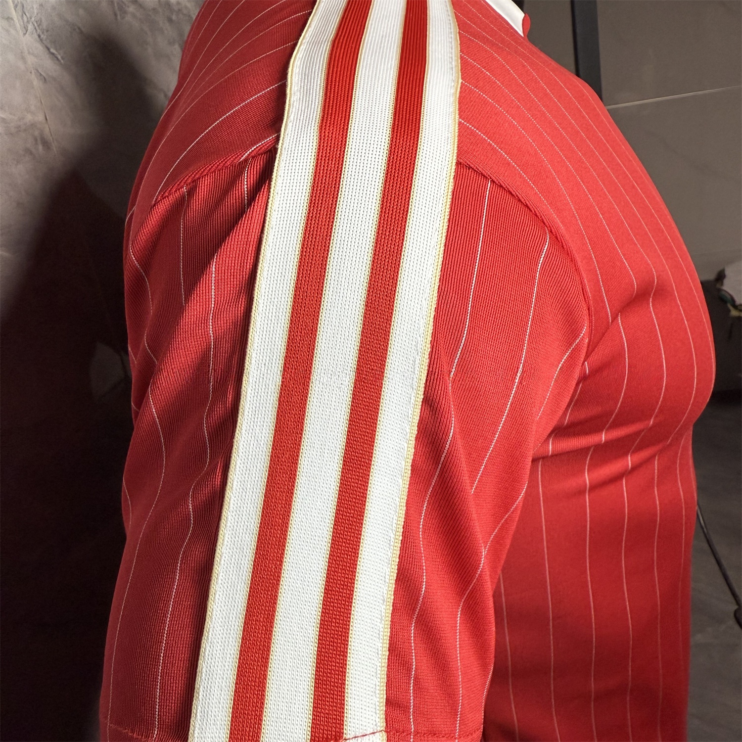 Bayern Munich 25-26 Trefoil Red And White Travel Jersey - Player Version - Unitedfutballjersey