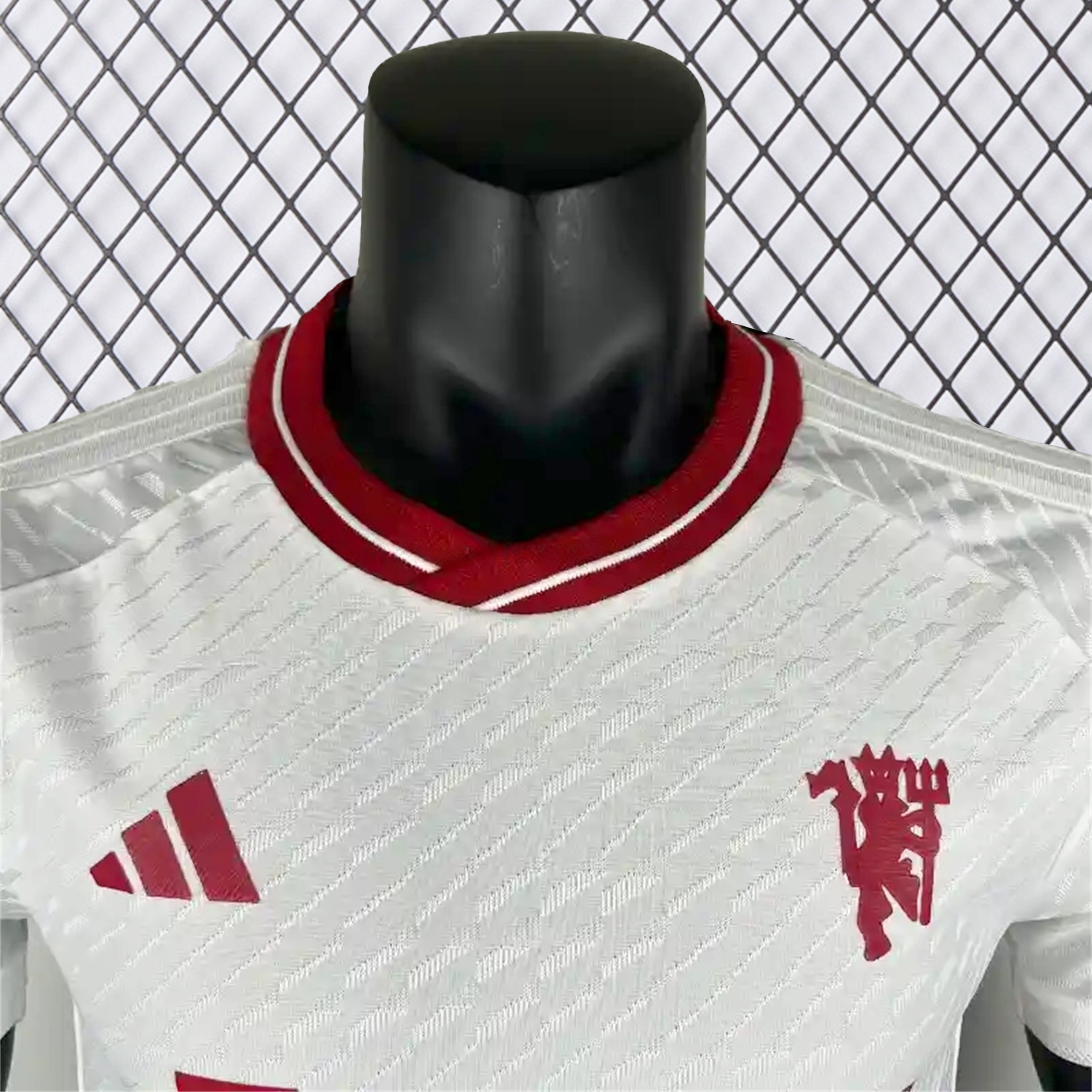 Retro Manchester United 2023-24 Away White Jersey - Player Version - Unitedfutballjersey