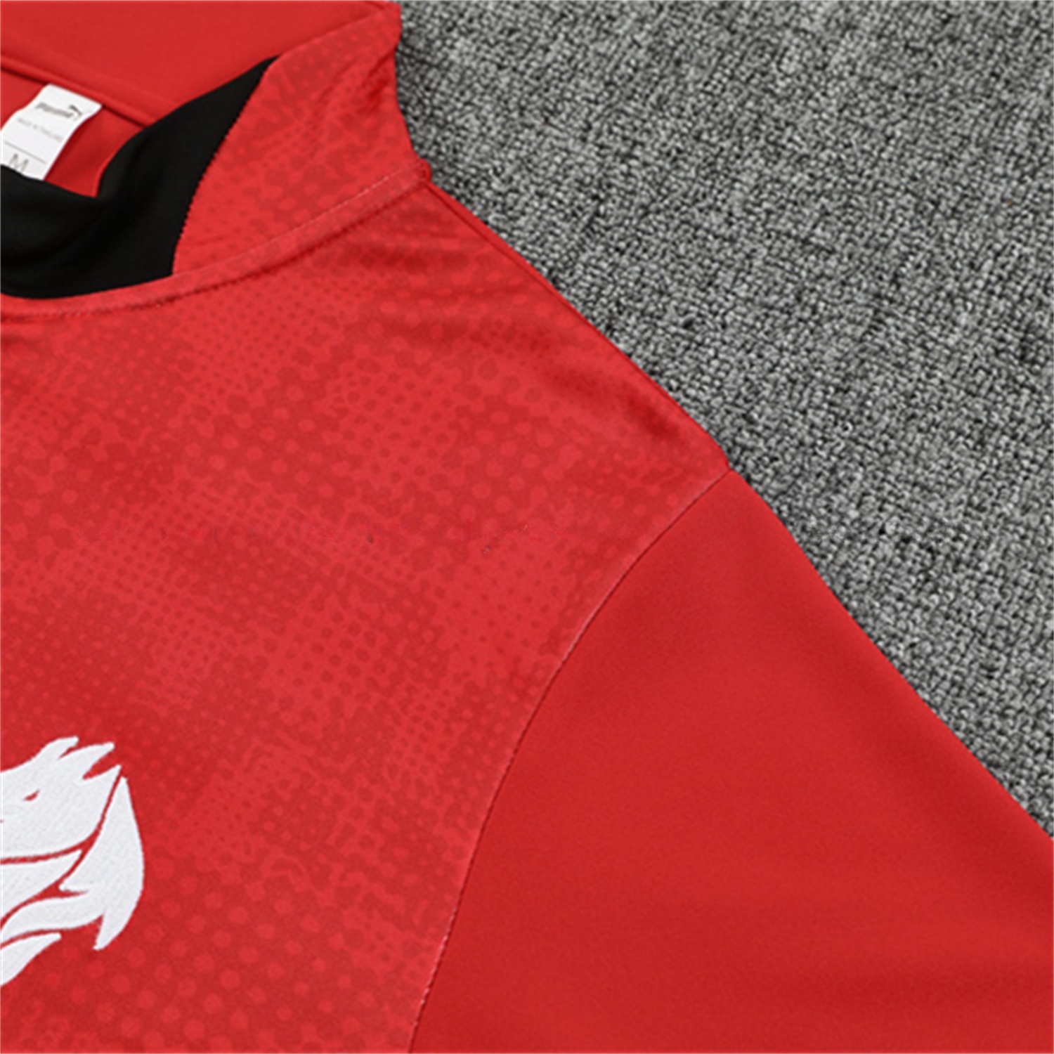 AC Milan 25-26 Long Sleeve Training Set - Red Top & Black Pants - Unitedfutballjersey