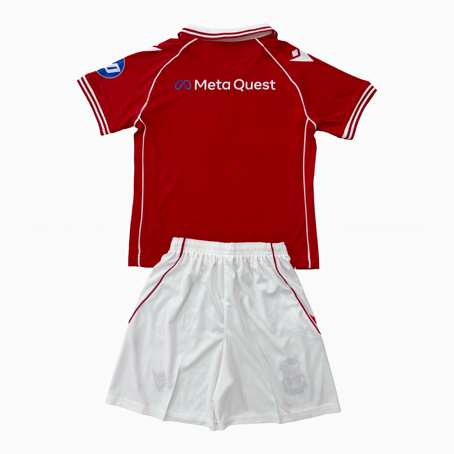 Wrexham 25-26 Red Home Men's Adult Jersey Set - Fans Version - Unitedfutballjersey