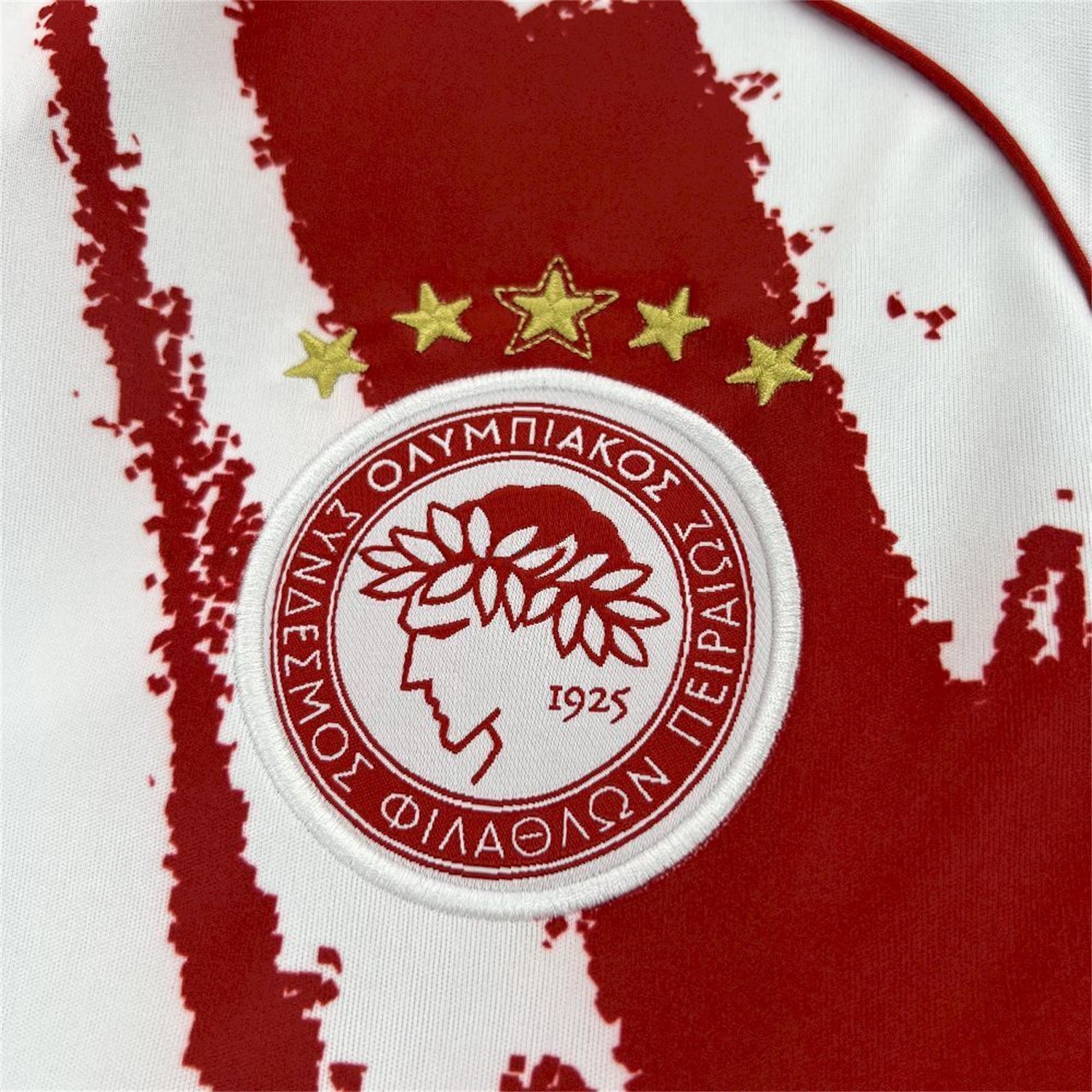 Olympiacos 25-26 Away White Jersey - Fans Version - Unitedfutballjersey