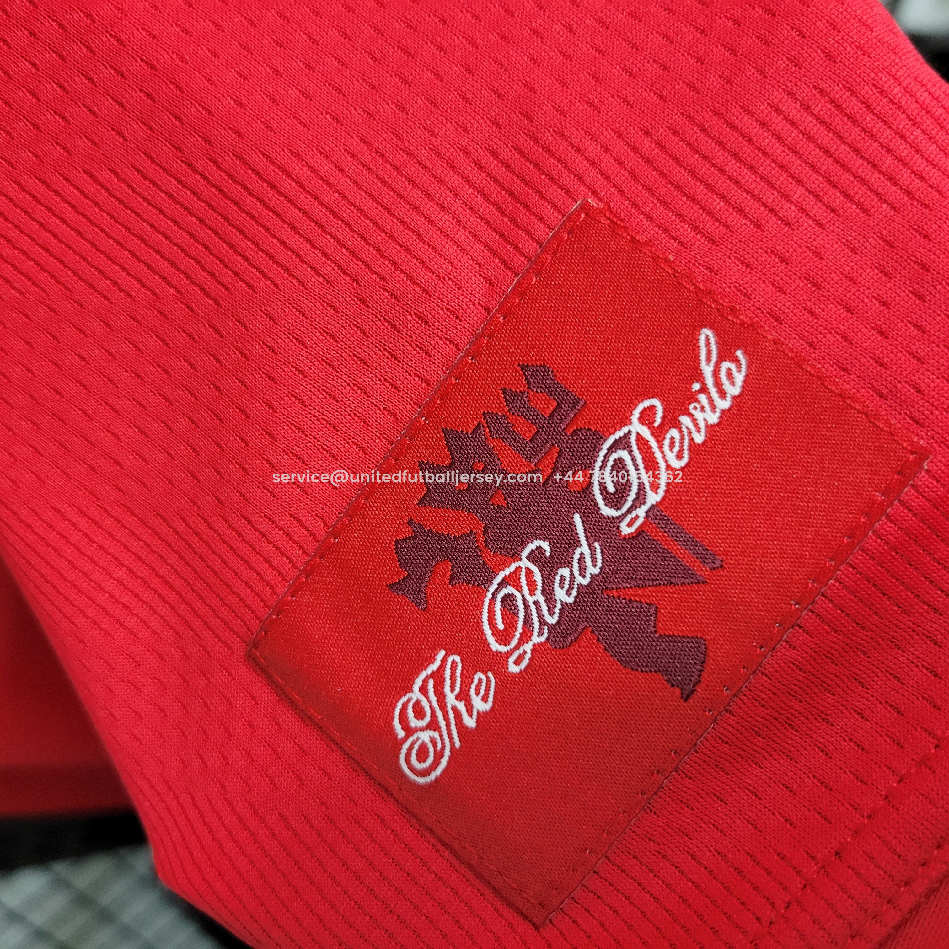 Retro Manchester United 08-09 Home Long Sleeve Jersey - Unitedfutballjersey