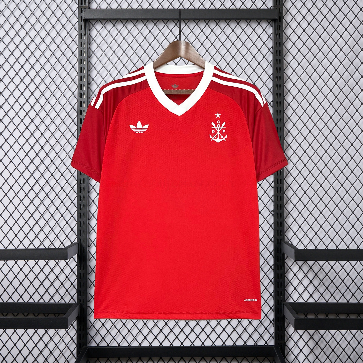 Flamengo 25-26 White Lines Red Special Jersey - Fans Version - Unitedfutballjersey