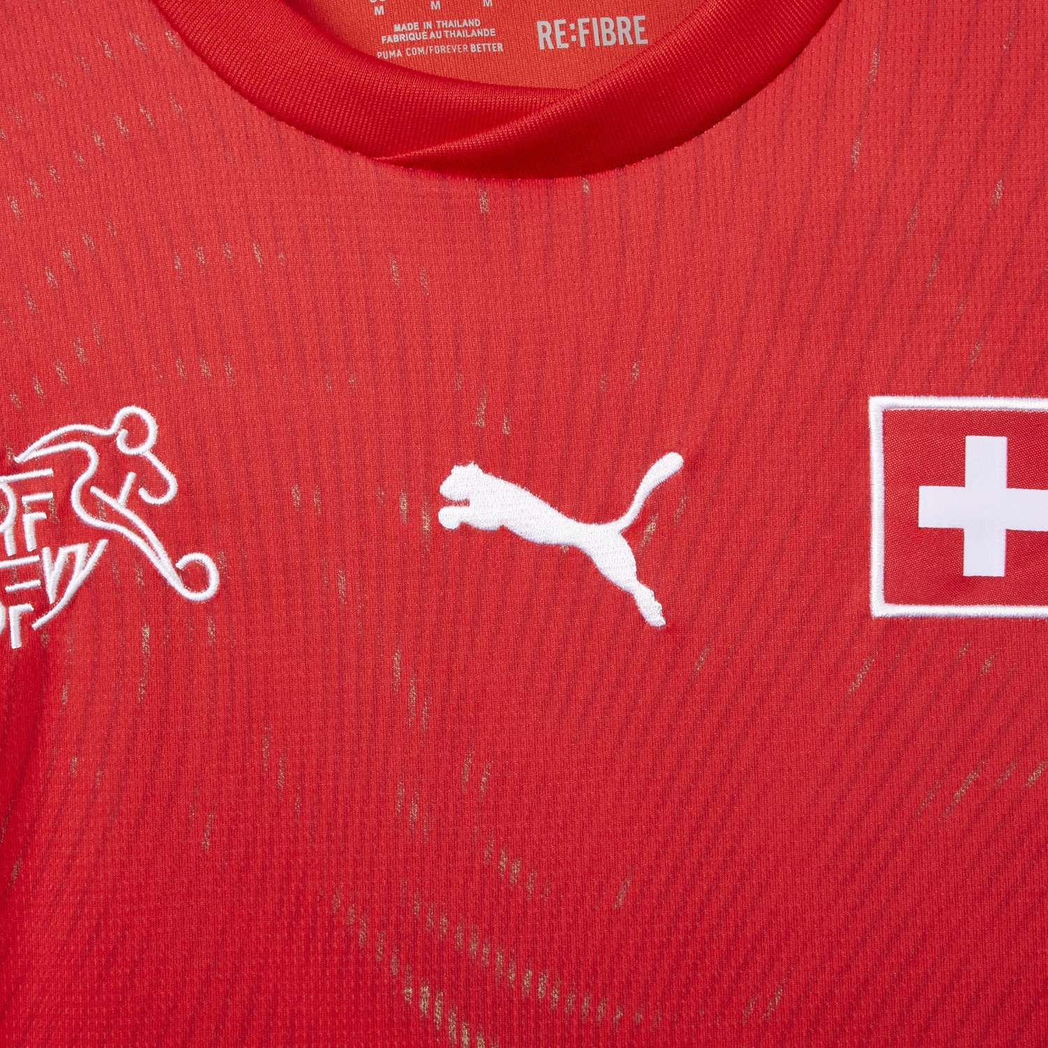 Switzerland 25-26 Home (Informal-release Version) Red Jersey - Fans Version - Unitedfutballjersey