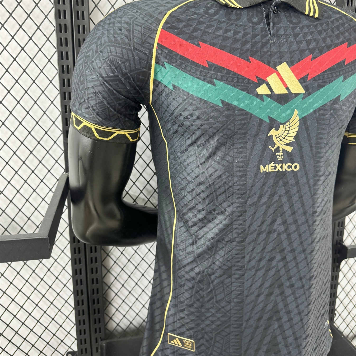 Mexico 25-26 Red And Green Chest Lines Special Jersey - Player Version - Unitedfutballjersey