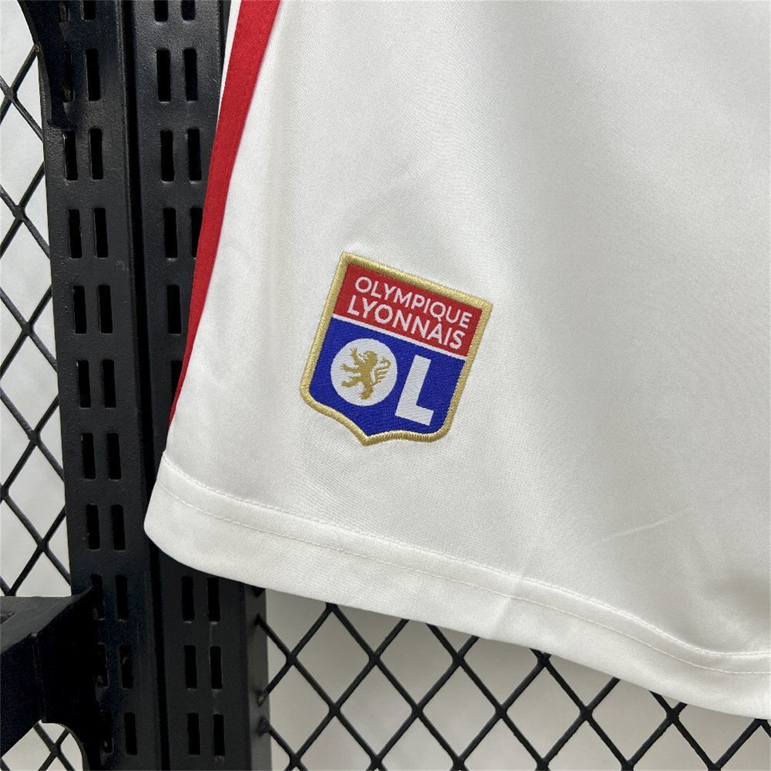 Lyon 25-26 Home White Shorts - Fans Version - Unitedfutballjersey