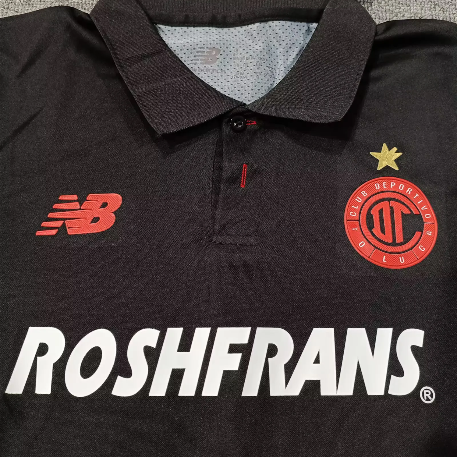 Toluca 25-26 Third Black Long Sleeves Jersey with Star - Player Version - Unitedfutballjersey
