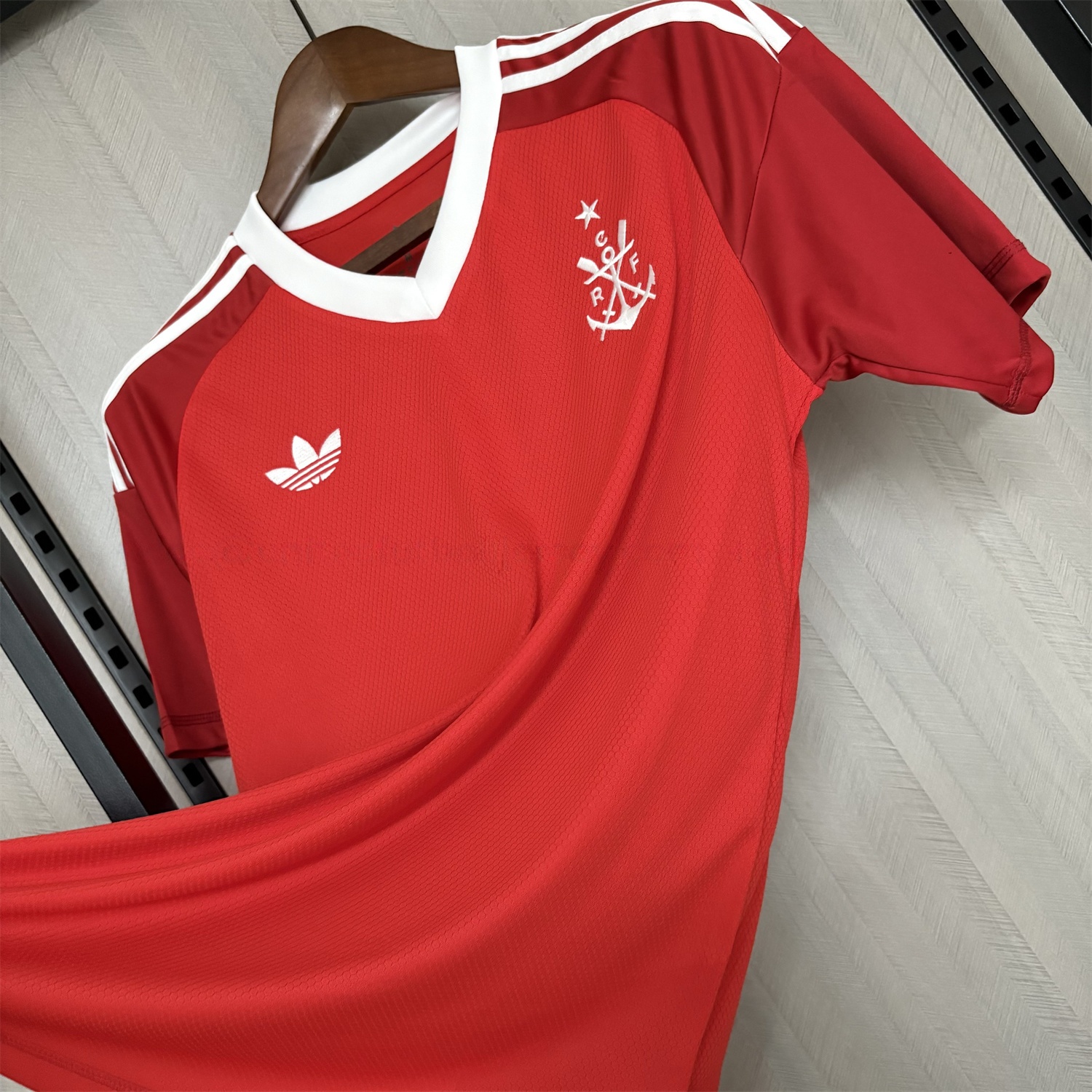 Flamengo 25-26 White Lines Red Special Jersey - Fans Version - Unitedfutballjersey