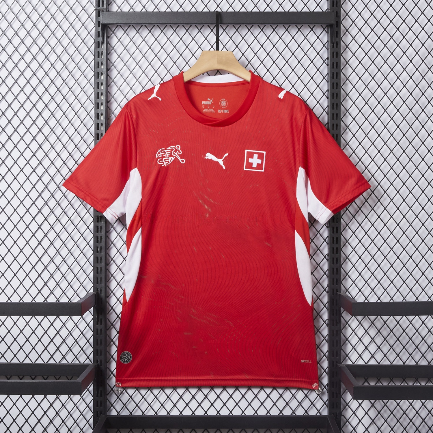 Switzerland 25-26 Home (Informal-release Version) Red Jersey - Fans Version - Unitedfutballjersey