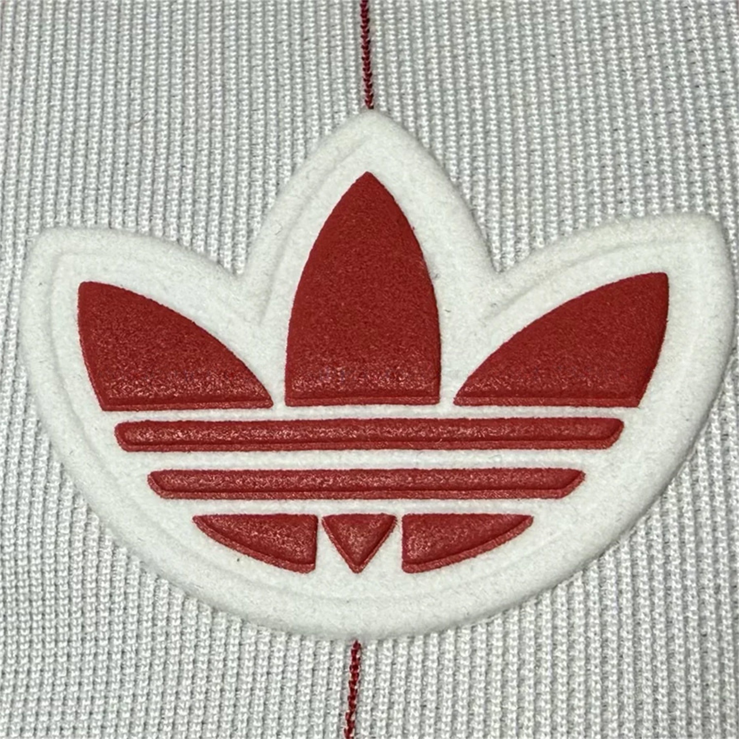 Manchester United 25-26 Trefoil Red Lines White Travel Jersey - Player Version - Unitedfutballjersey