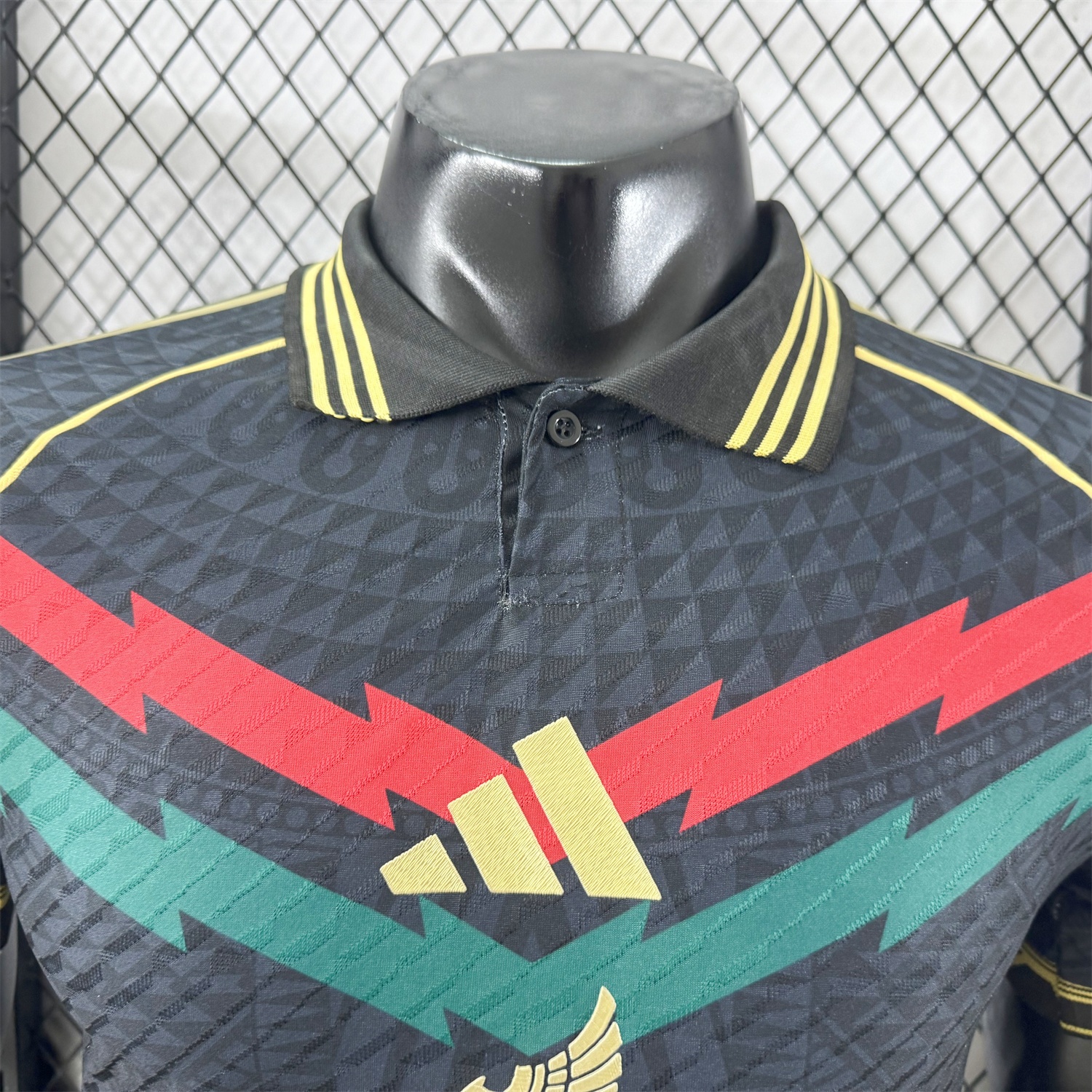 Mexico 25-26 Red And Green Chest Lines Special Jersey - Player Version - Unitedfutballjersey