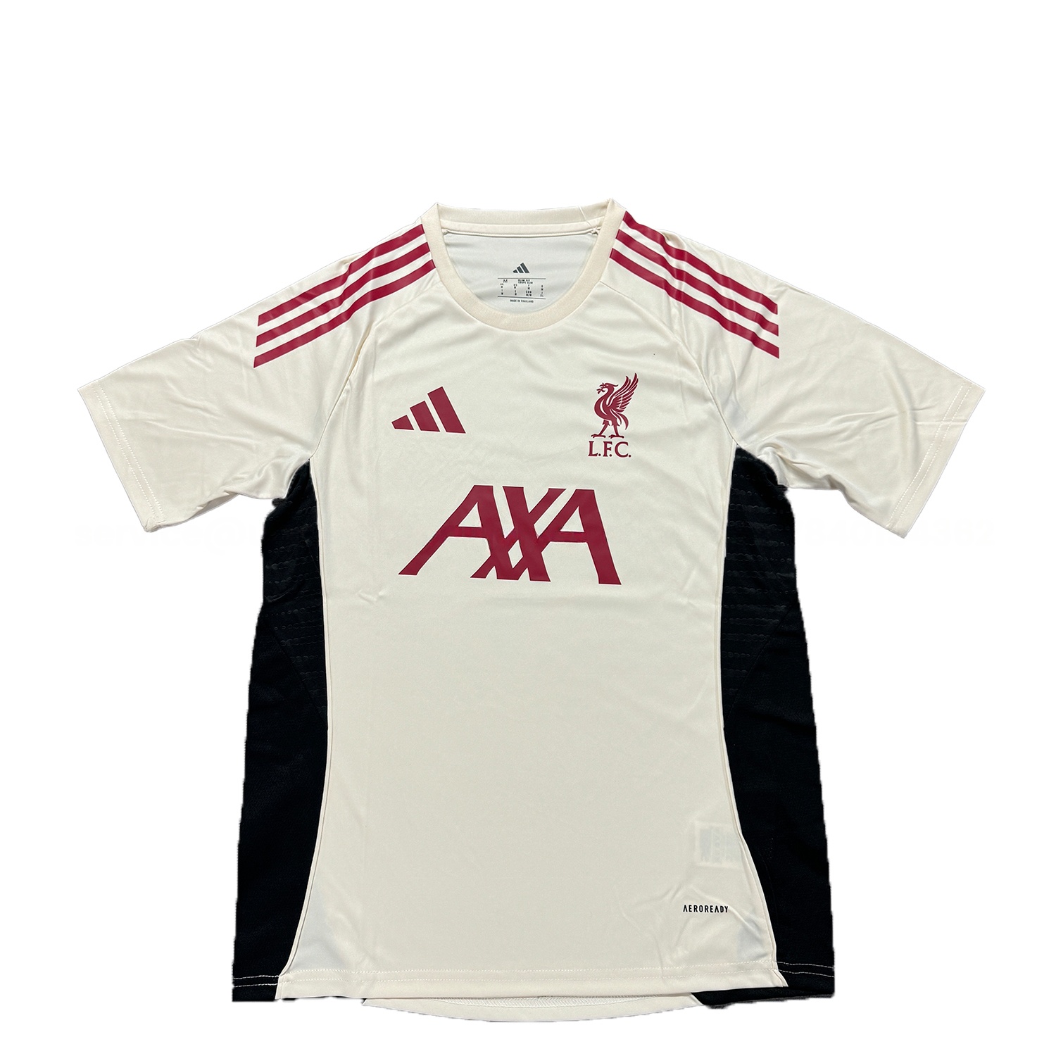 Liver.pool 25-26 AXA White Training Jersey - Fans Version - Unitedfutballjersey