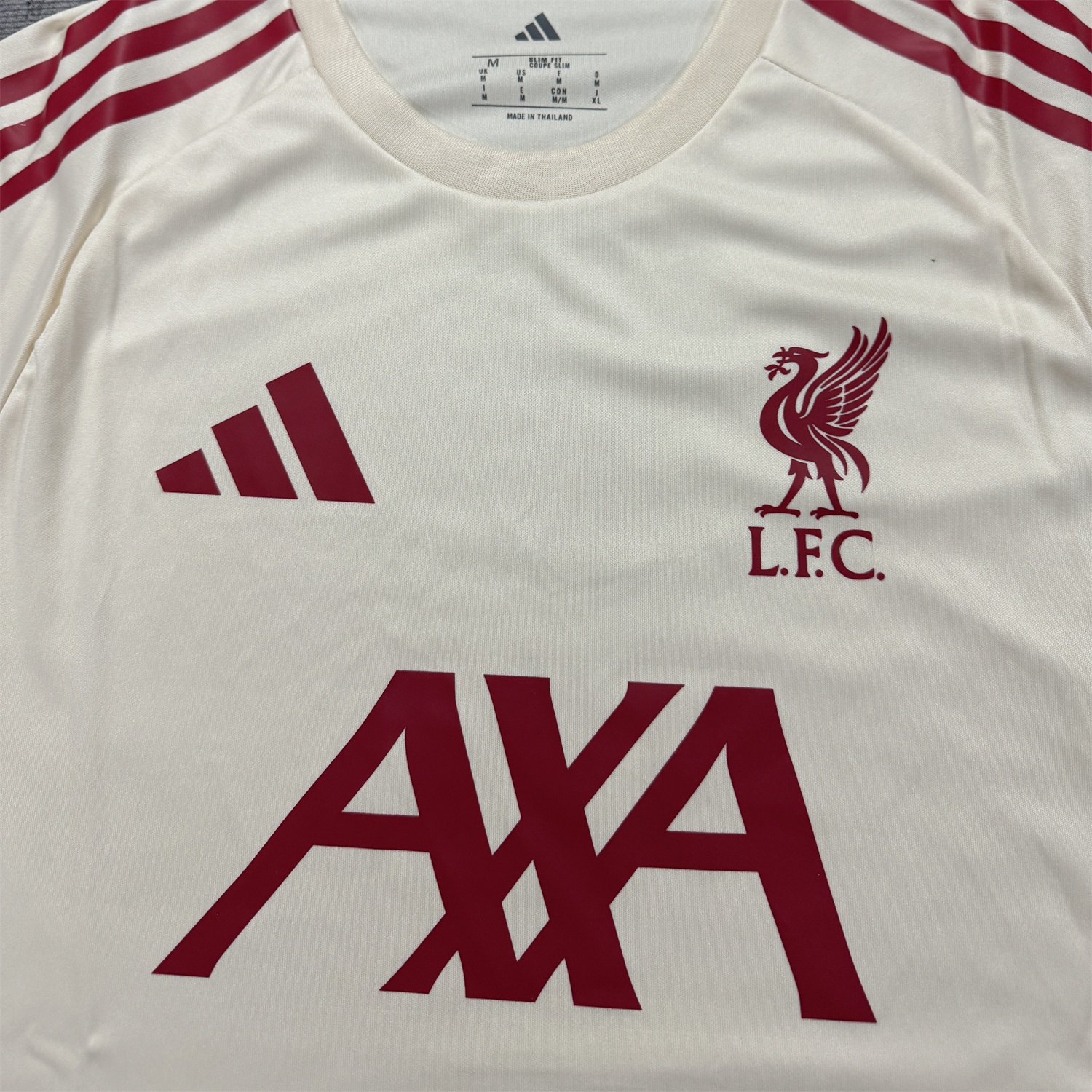Liver.pool 25-26 AXA White Training Jersey - Fans Version - Unitedfutballjersey