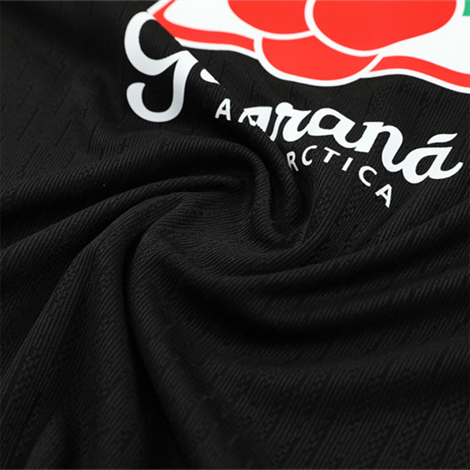 Brazil 25-26 Kids Long Sleeve Training Set - Player Version - Black Top and Pants - Unitedfutballjersey