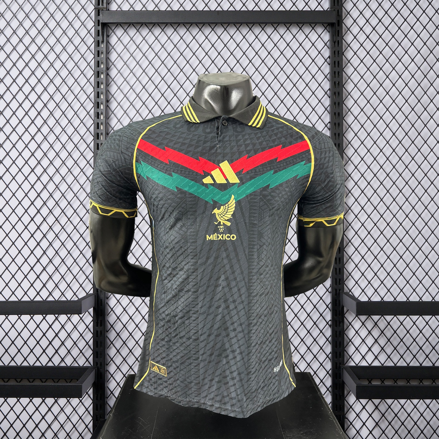 Mexico 25-26 Red And Green Chest Lines Special Jersey - Player Version - Unitedfutballjersey