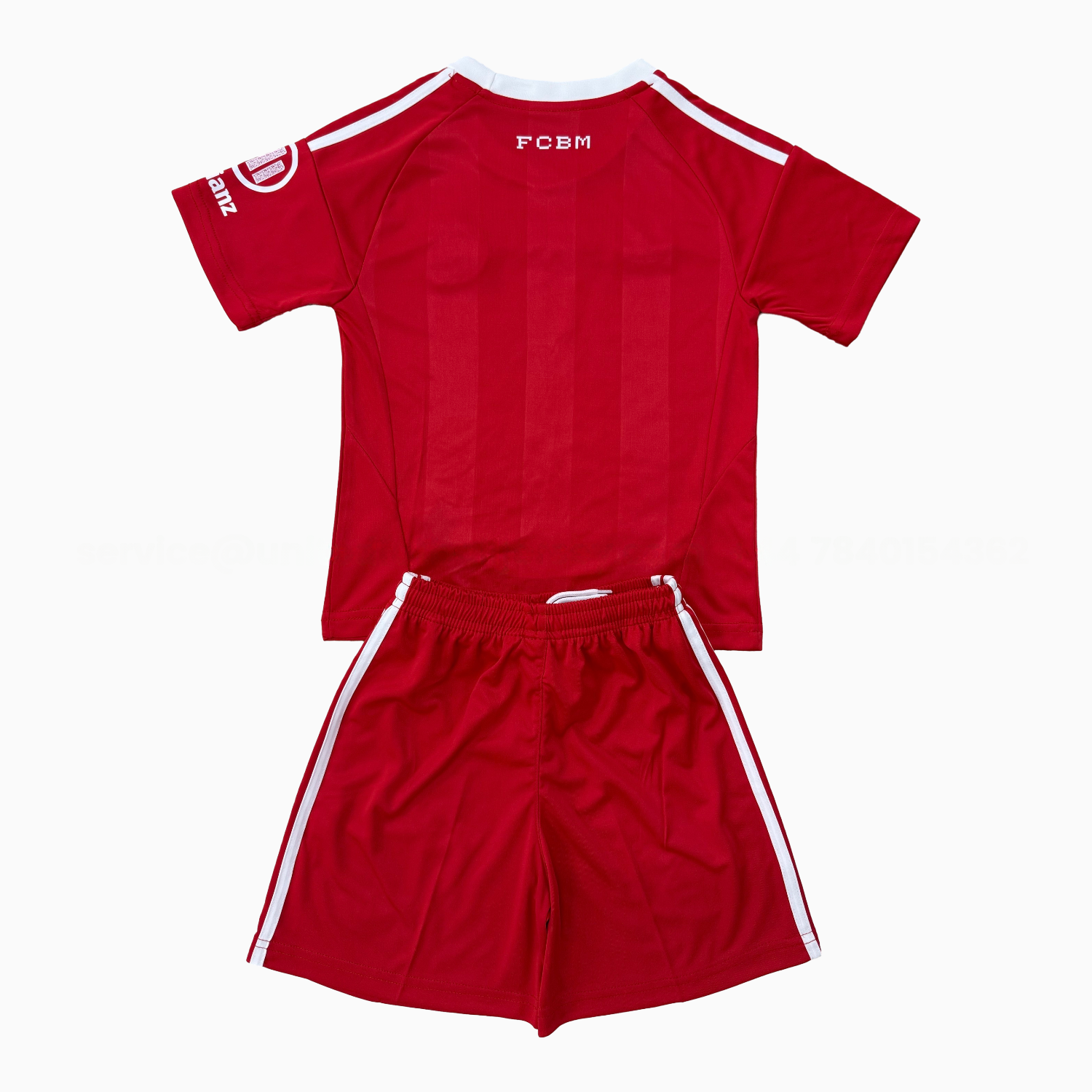 Bayern Munich 25-26 Red Goalkeeper Kids Kit - Unitedfutballjersey