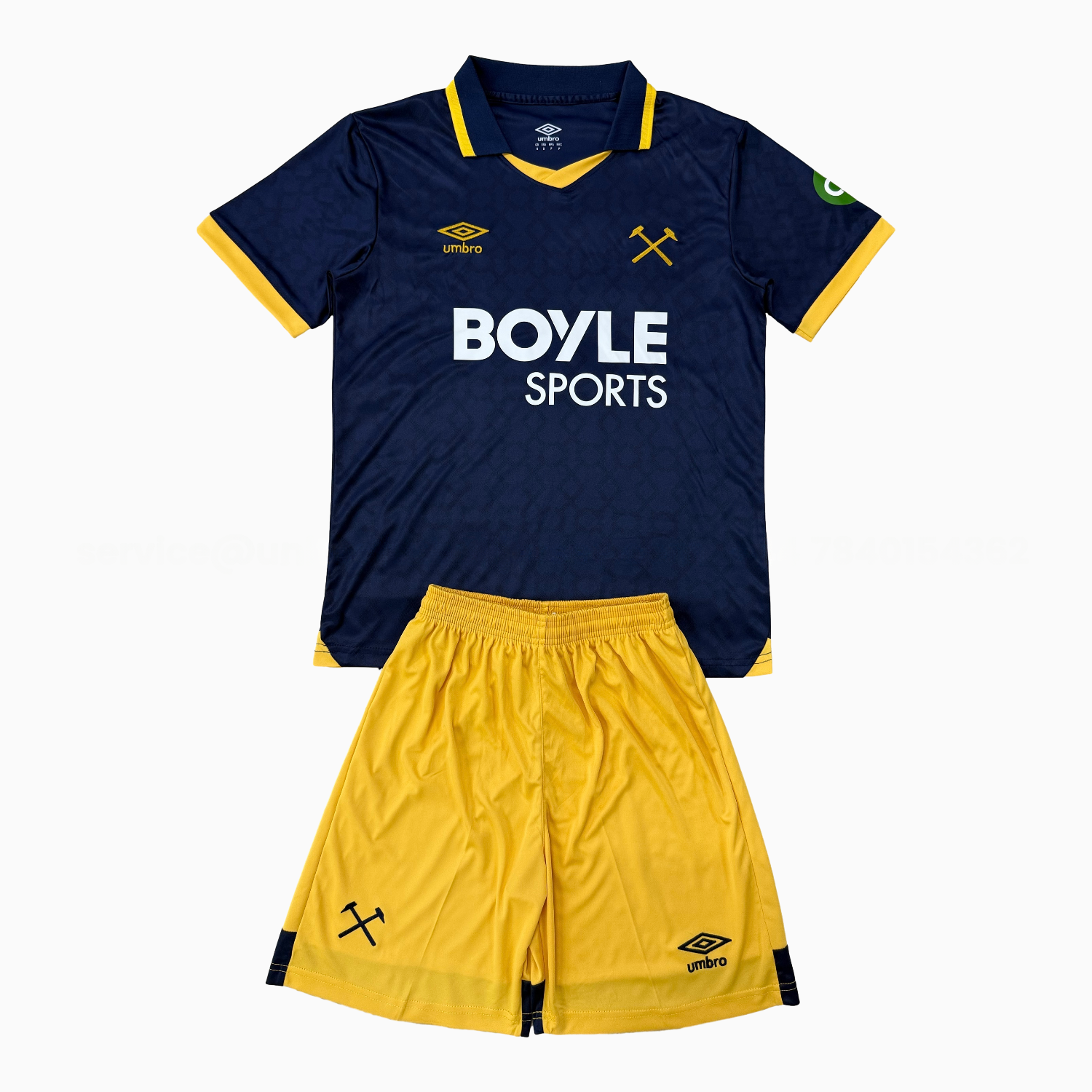 West Ham United 25-26 Third Men's Adult Jersey Set - Fans Version - Unitedfutballjersey