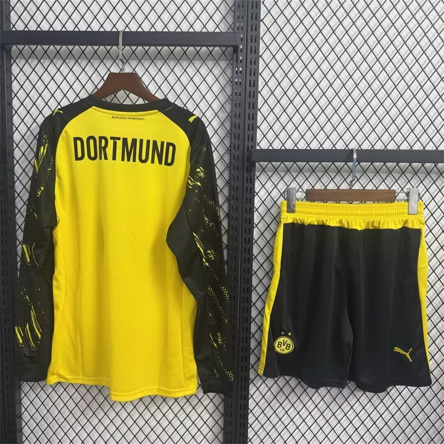 Dortmund 25-26 Home Long Sleeves Kids Kit - Unitedfutballjersey