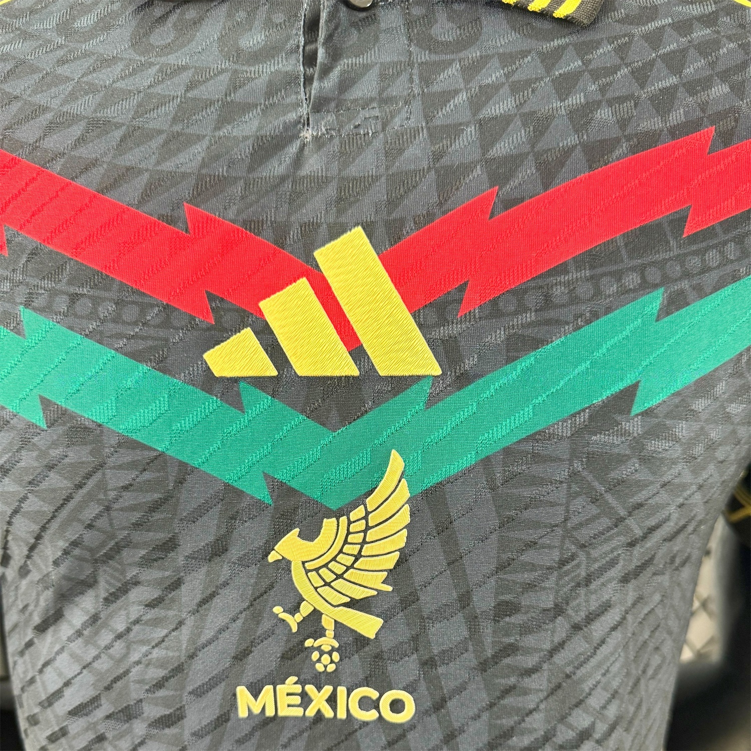 Mexico 25-26 Red And Green Chest Lines Special Jersey - Player Version - Unitedfutballjersey