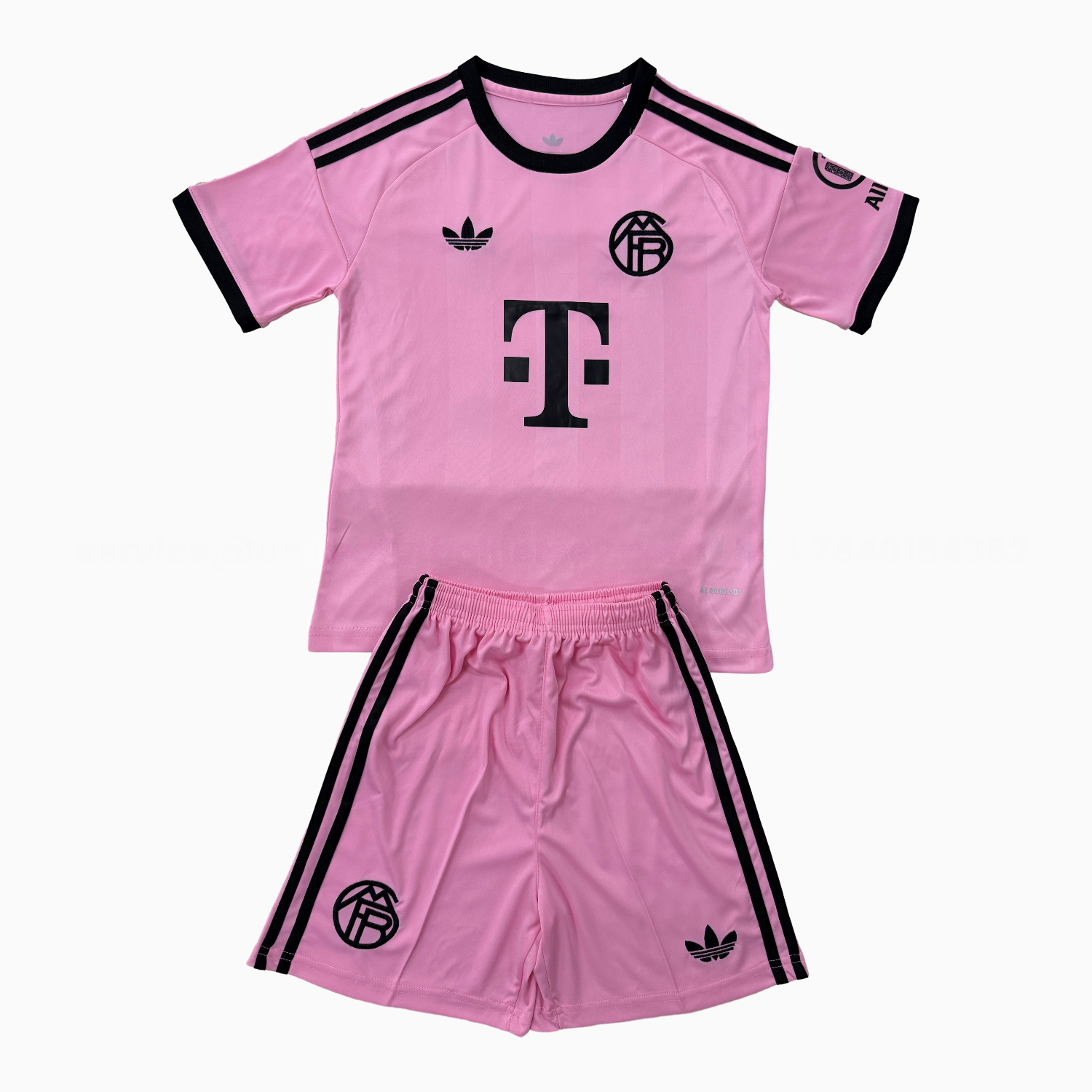Bayern Munich 25-26 Pink Goalkeeper Kids Kit - Unitedfutballjersey