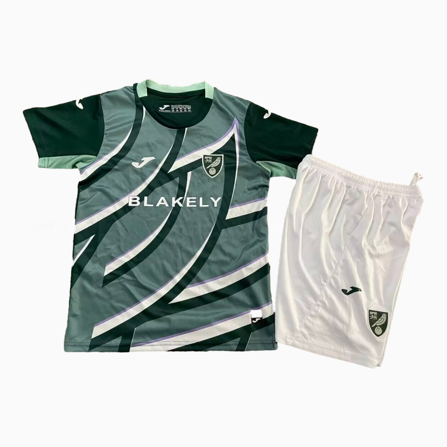 Norwich City 25-26 Away Kids Kit - Unitedfutballjersey