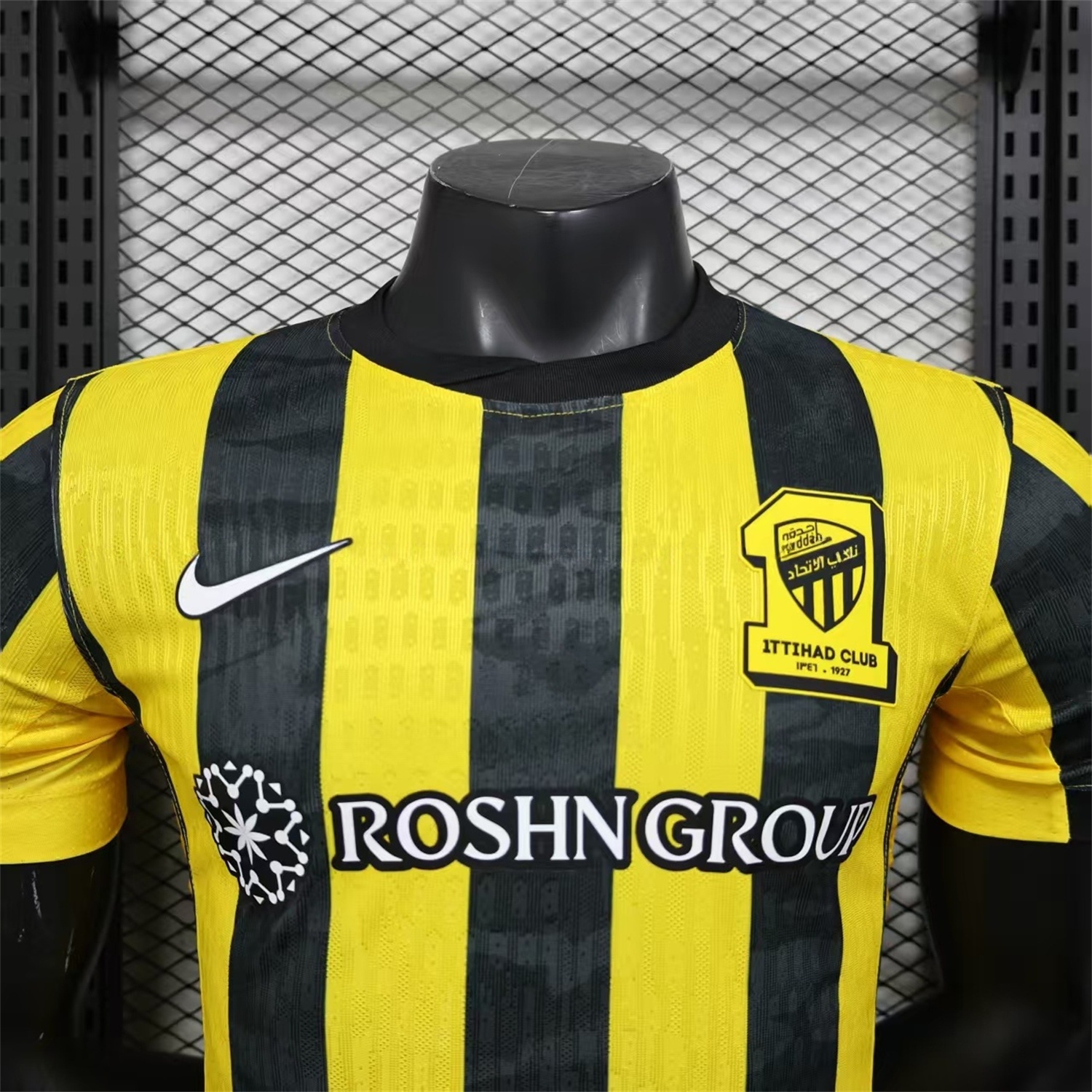 Al Ittihad Jeddah United 25-26 Home Yellow New Sponsors Jersey - Player Version - Unitedfutballjersey