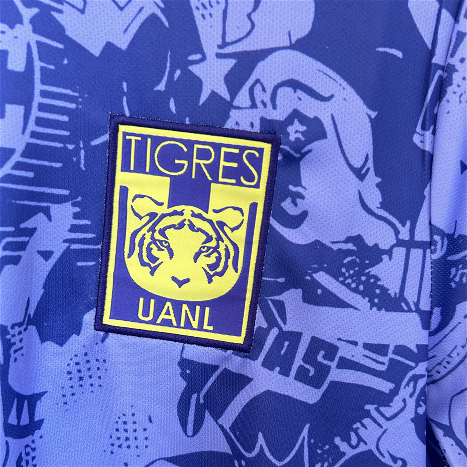 Tigres UANL 25-26 Blue And Purple Pre-match Training Jersey - Fans Version - Unitedfutballjersey